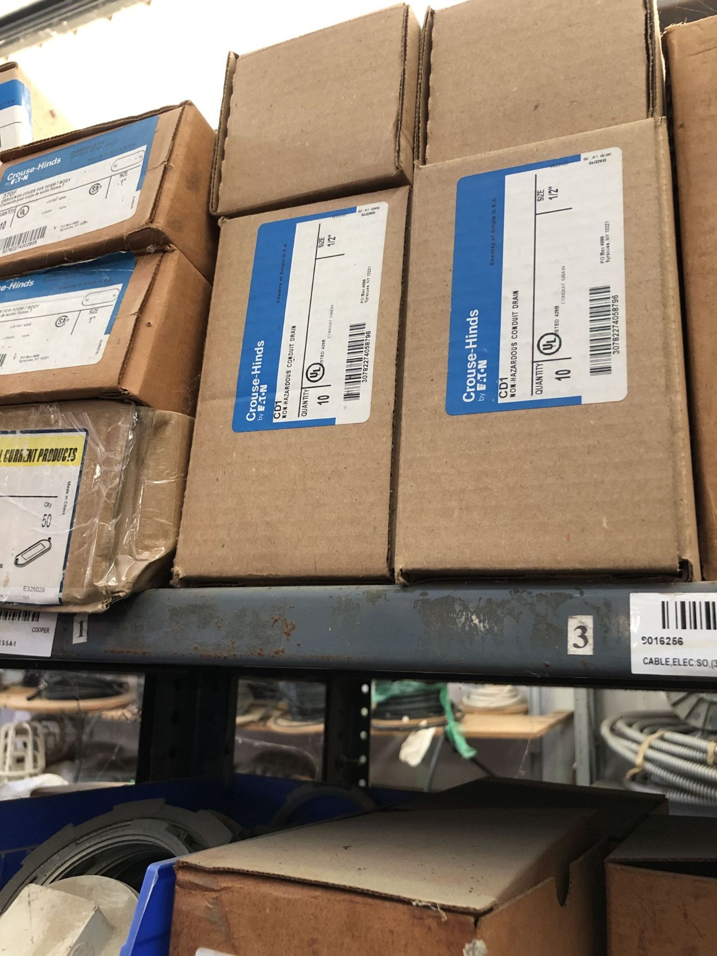 Maintenance Spares Lot: (10) Sections Of Light Duty Industrial Shelving and Contents - Image 11 of 26