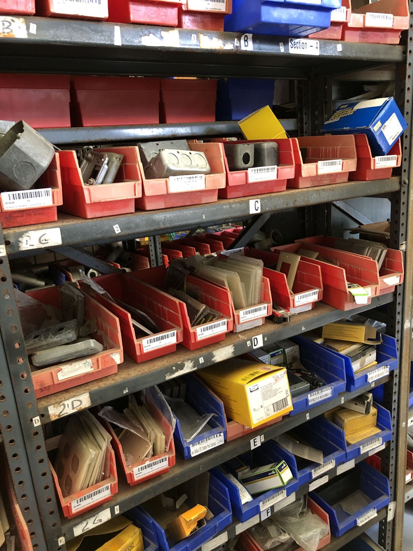 Maintenance Spares Lot: (10) Sections Of Light Duty Industrial Shelving and Contents - Image 10 of 15