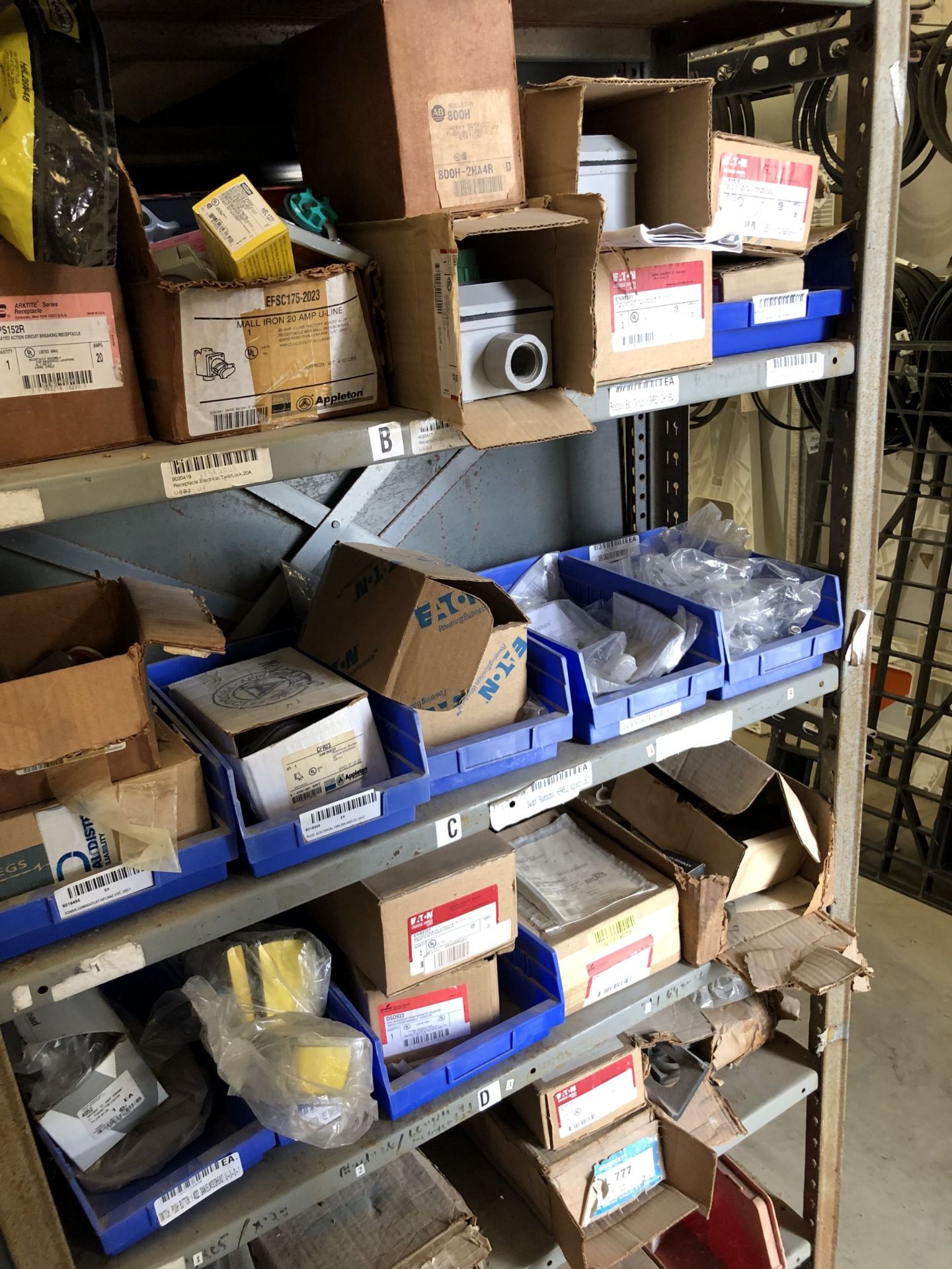 Maintenance Spares Lot: (10) Sections Of Light Duty Industrial Shelving and Contents - Image 9 of 15