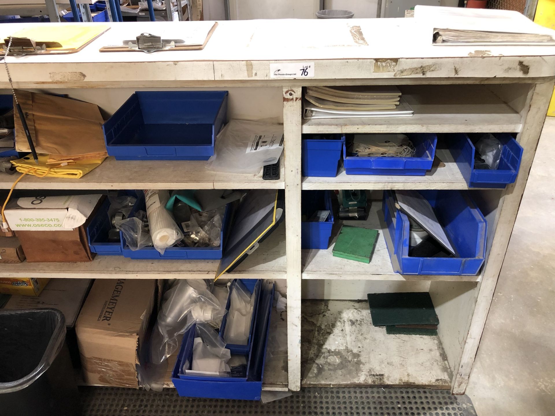 Maintenance Spares Lot: (2) Sections Of Light Duty Industrial Shelving and Contents - Image 8 of 9