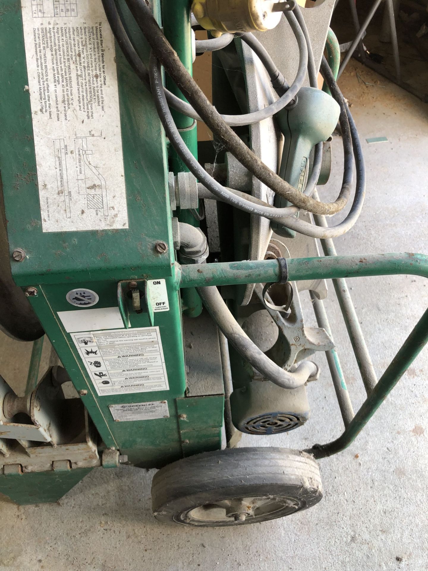 Greenlee Model 555C Electrical Conduit Bender, Conduit Sizes Range From .5" - 2" - Image 3 of 6