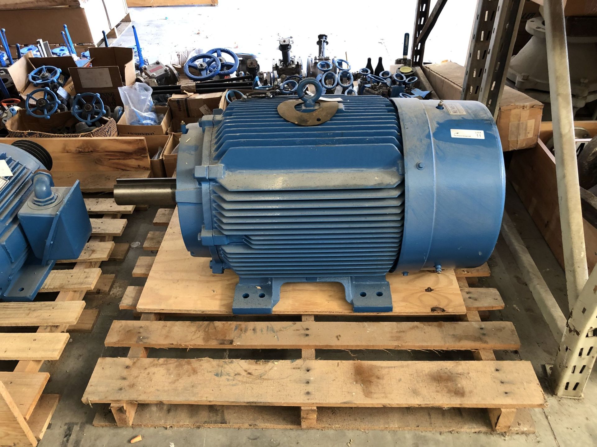 Siemens Model PE21+ Series 125HP Electric Motor 460V, 3ph, 60Hz,