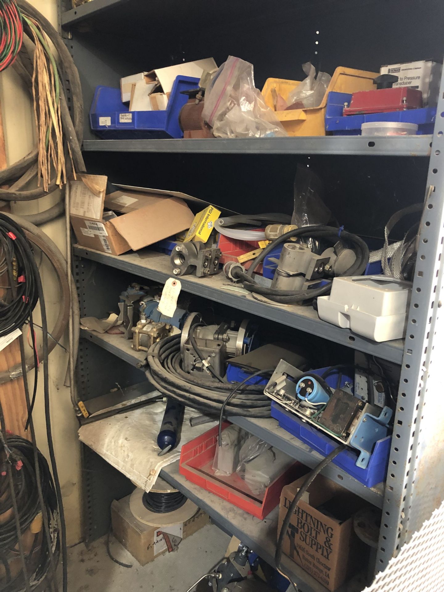 Remaining Contents of Supplies Room Including But to: (15) Light Duty Industrial Shelving Racks, - Image 10 of 14