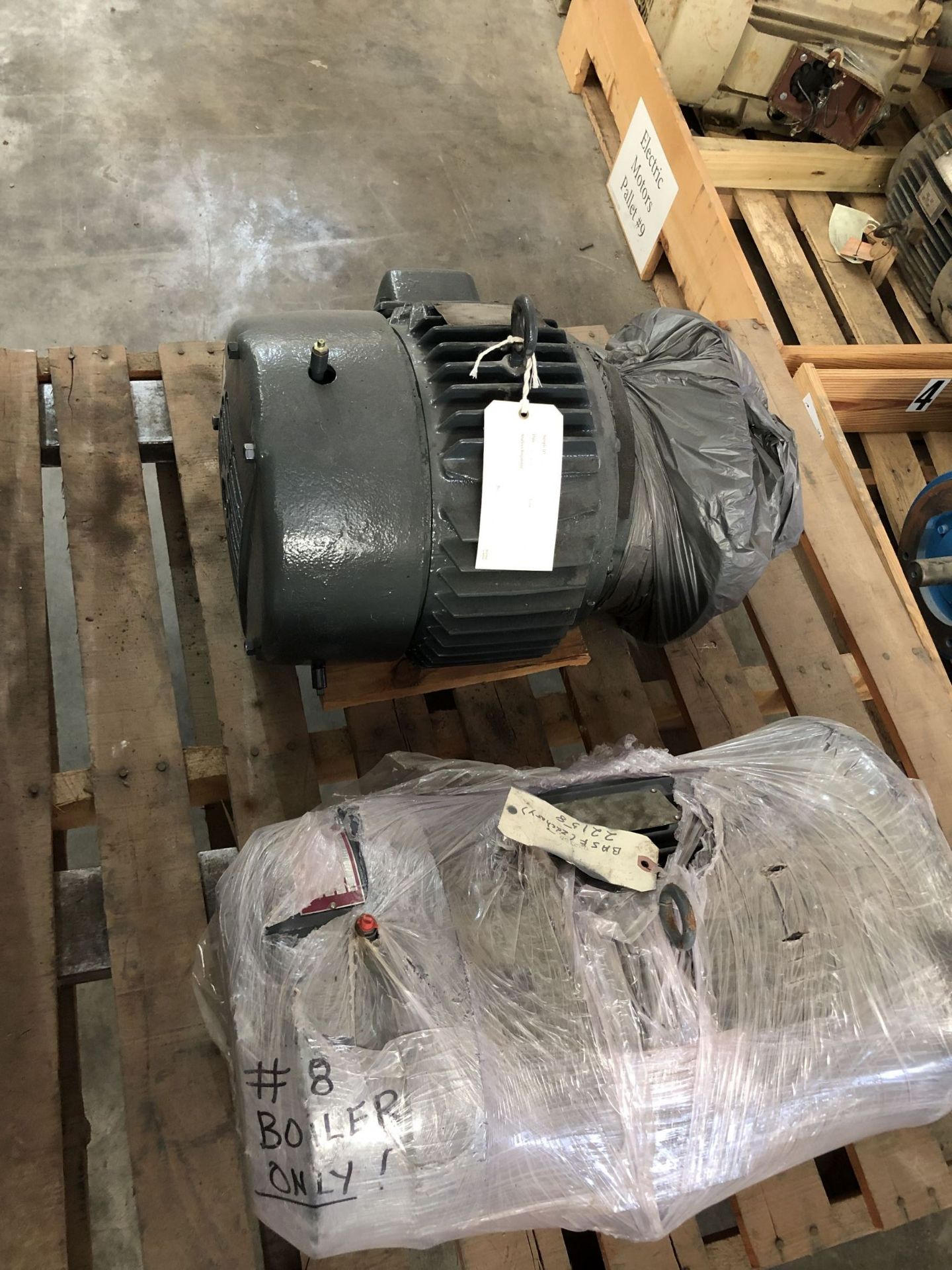 Lot of (2) Electric Motorrs Including (1) GE Model 5k254YK270-F2 15HP Electric Motor, 230/460V,