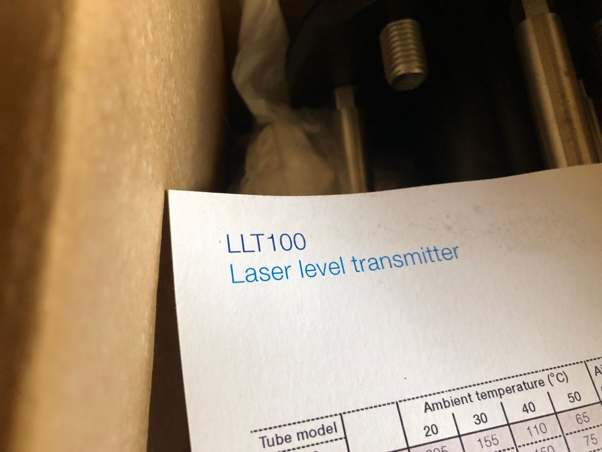 ABB LLT100 Model LLT-348-02, Laser Lever Transmitters - Image 6 of 8