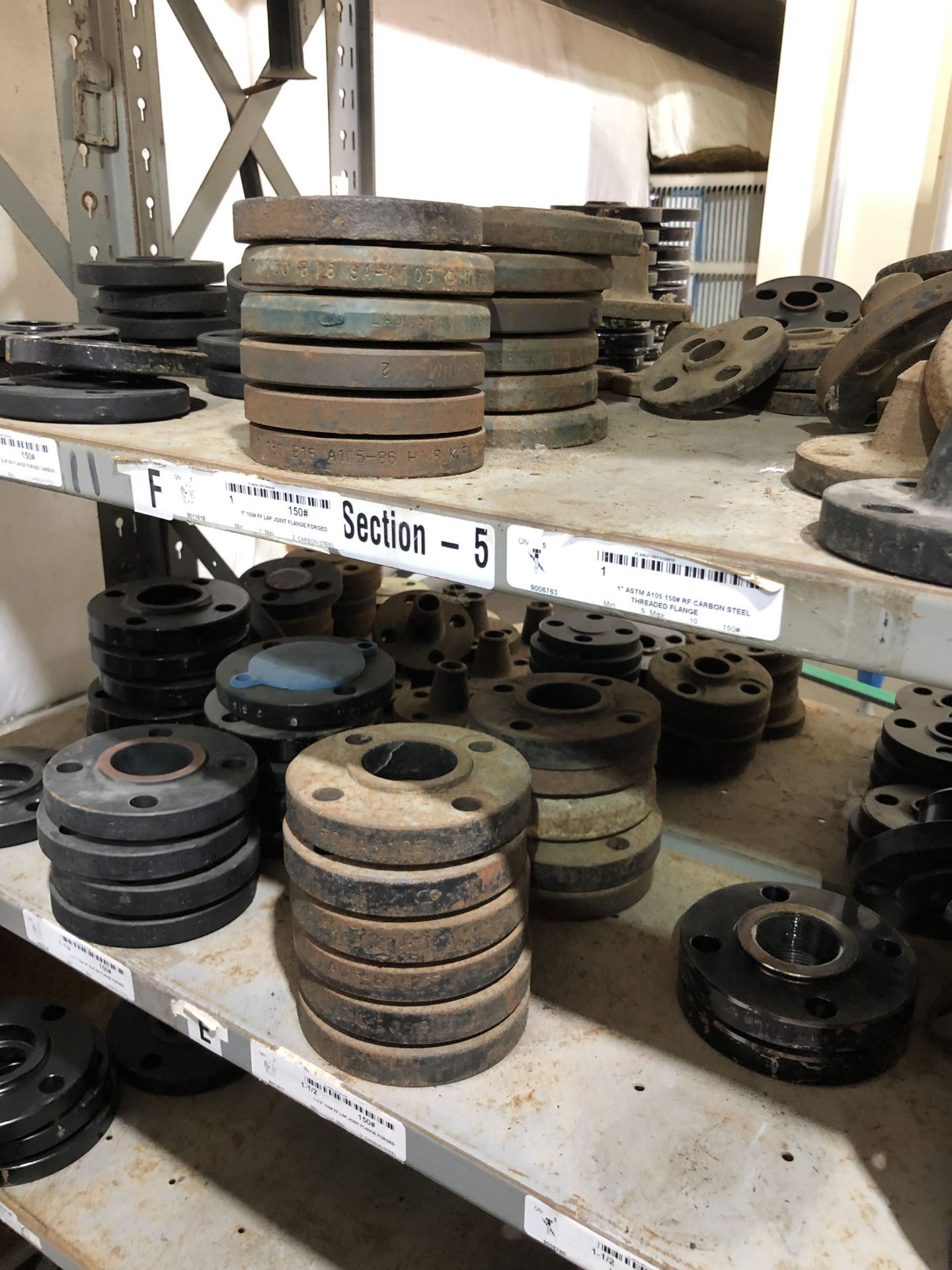 Maintenance Spares Lot: (8) Sections Of Light Duty Industrial Shelving and Contents - Image 6 of 10