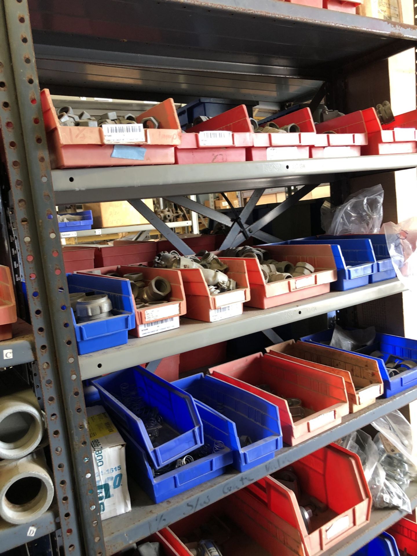 Maintenance Spares Lot: (10) Sections Of Light Duty Industrial Shelving and Contents - Image 15 of 15