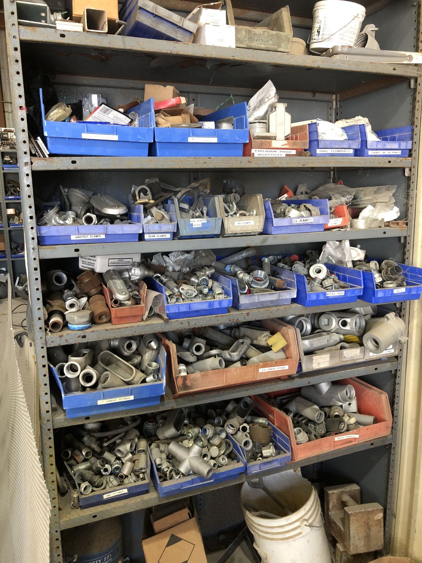 Remaining Contents of Supplies Room Including But to: (15) Light Duty Industrial Shelving Racks, - Image 11 of 14