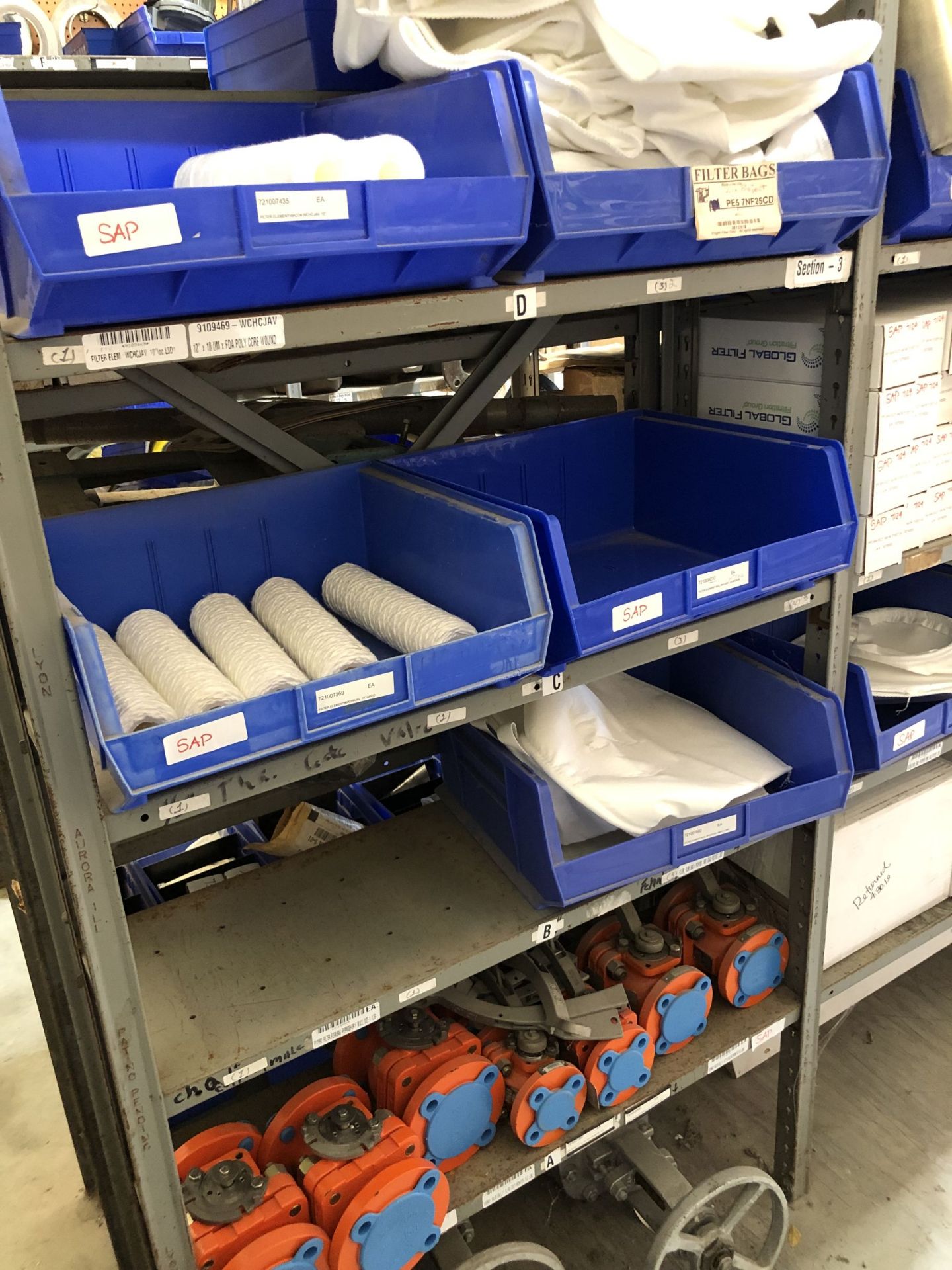 Maintenance Spares Lot: (6) Sections Of Light Duty Industrial Shelving and Contents - Image 15 of 15