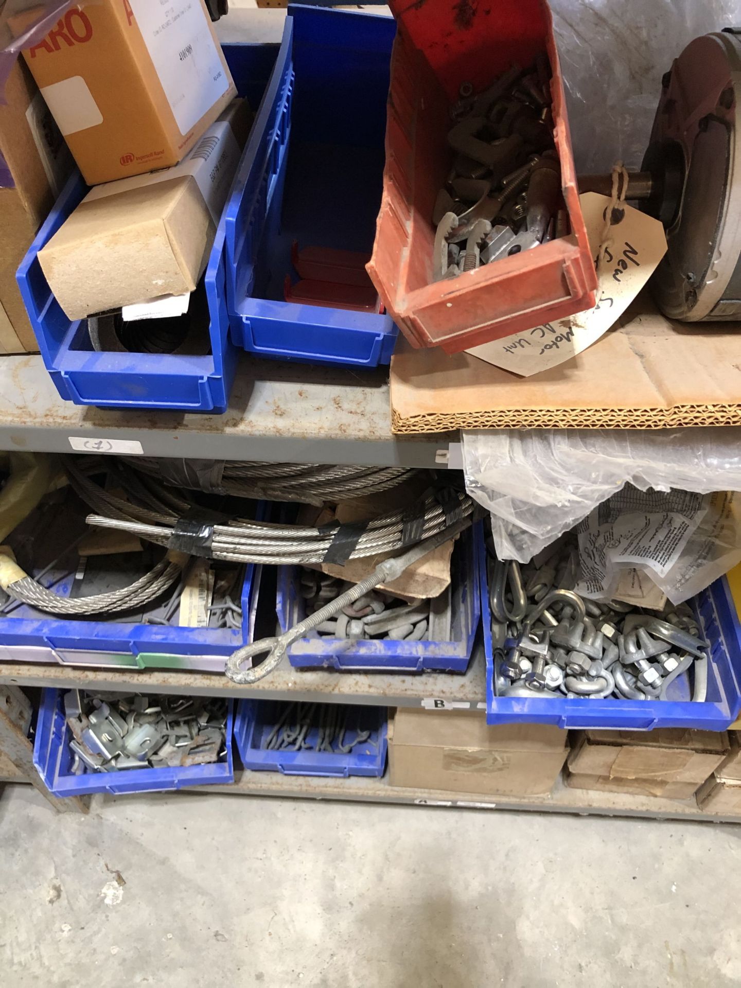 Maintenance Spares Lot: (6) Sections Of Light Duty Industrial Shelving and Contents - Image 8 of 17