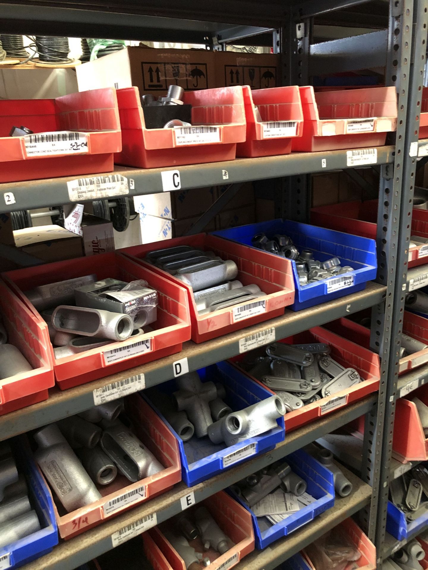 Maintenance Spares Lot: (10) Sections Of Light Duty Industrial Shelving and Contents - Image 16 of 26