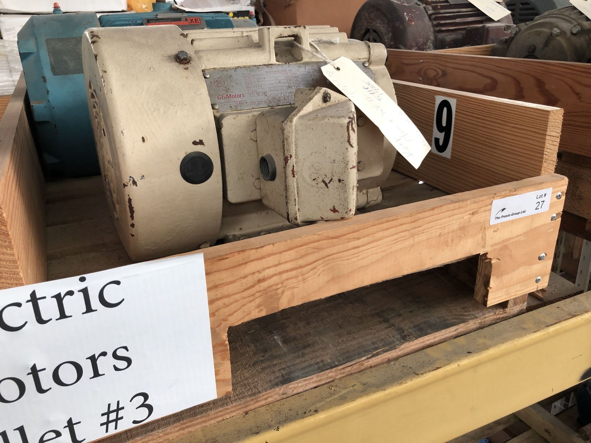 Lot of (6) Electric Motors - Image 2 of 10