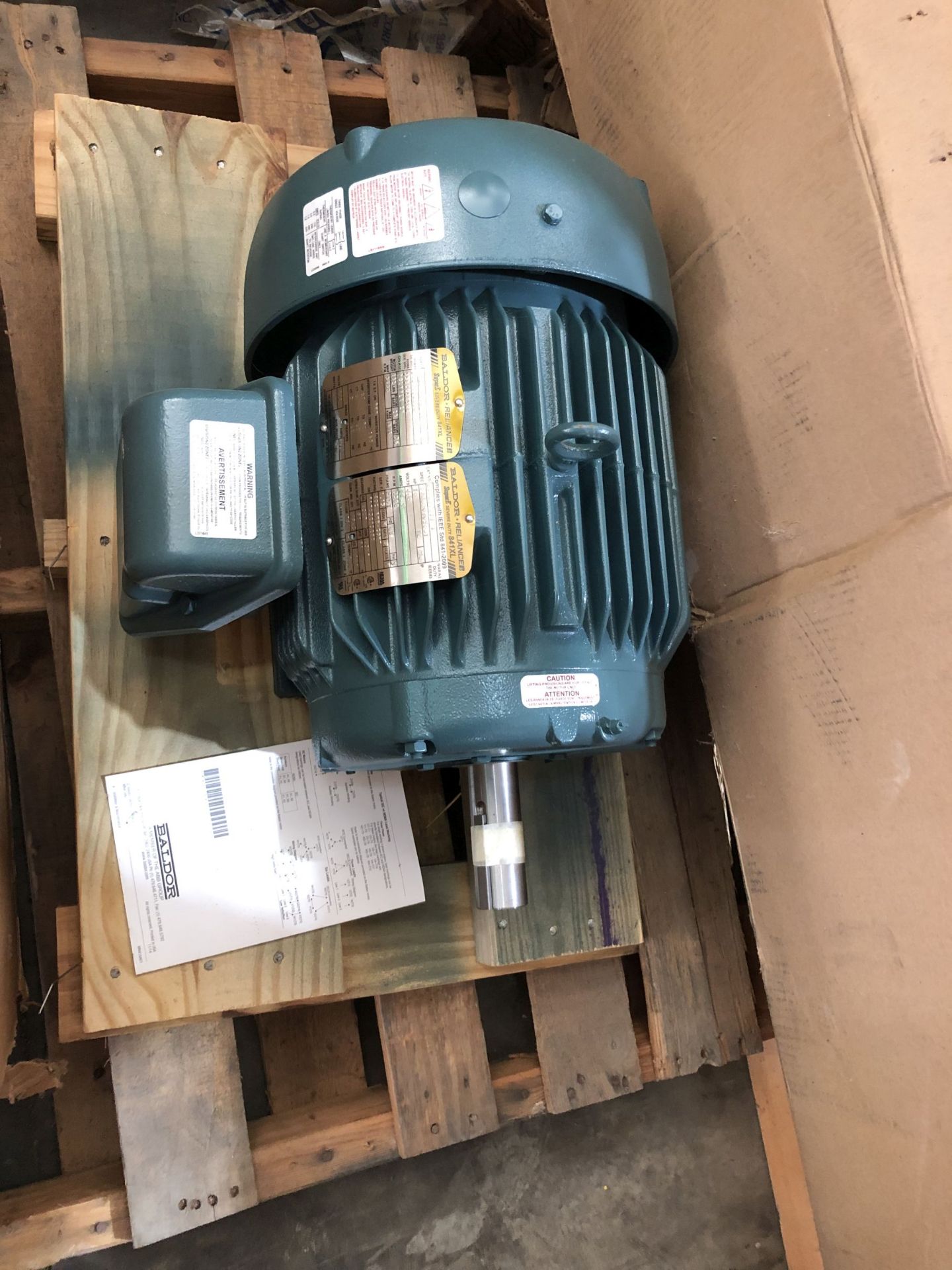 Baldor Model ECP83771G-4 Super E Series 10 HP Electric Motor 460V, 3ph, 60Hz - Image 2 of 7