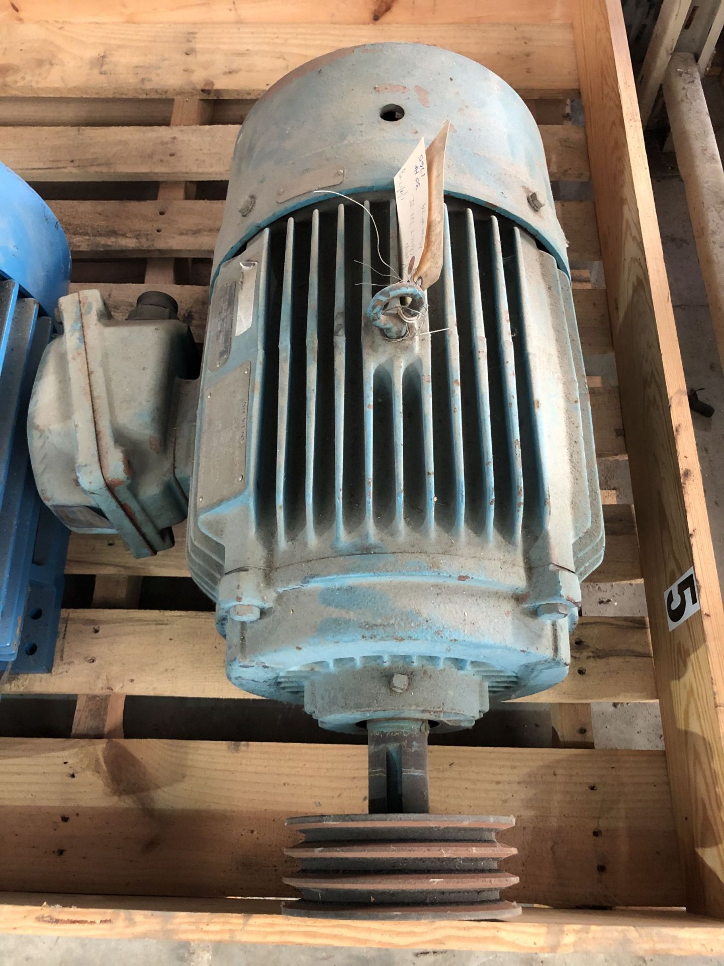 Lot of (2) 30 HP Electric Motors. - Image 2 of 8