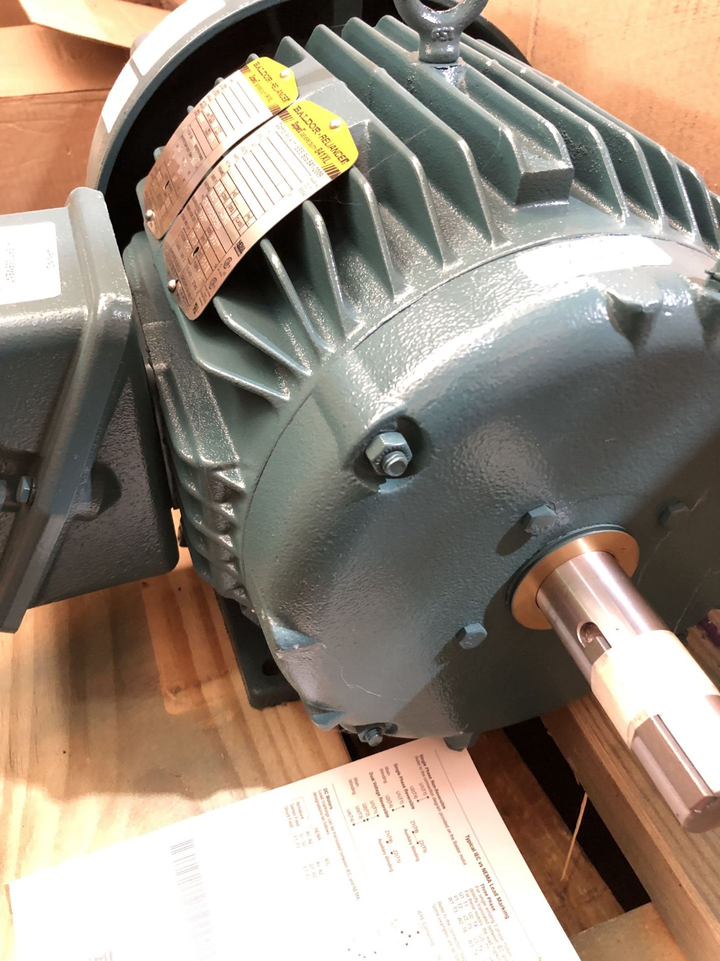 Baldor Model ECP83771G-4 Super E Series 10 HP Electric Motor 460V, 3ph, 60Hz - Image 4 of 7