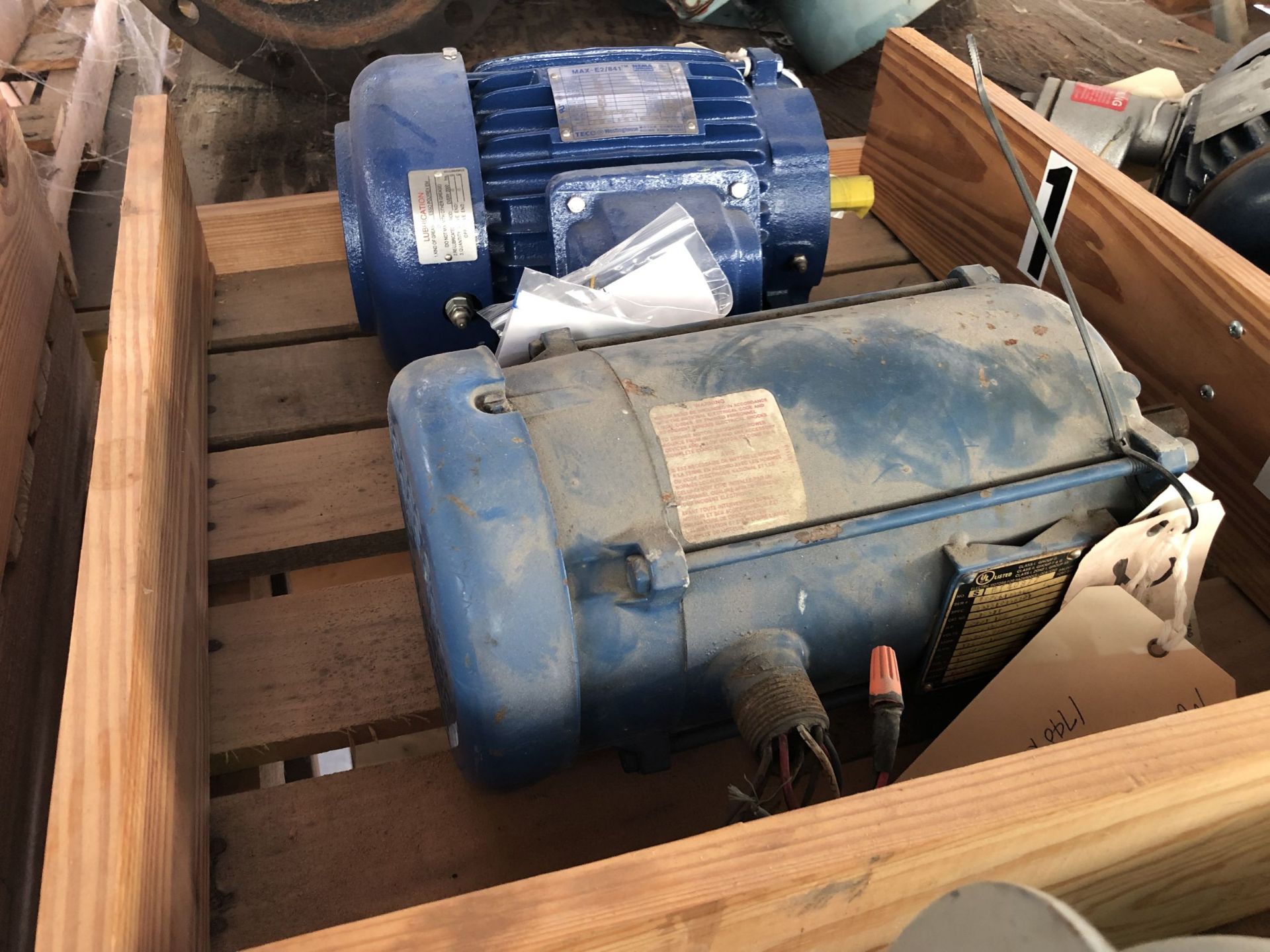 Lot of (6) Electric Motors Including (3) 3 HP Electric Motors, (3) 2HP Electric Motors - Image 3 of 11