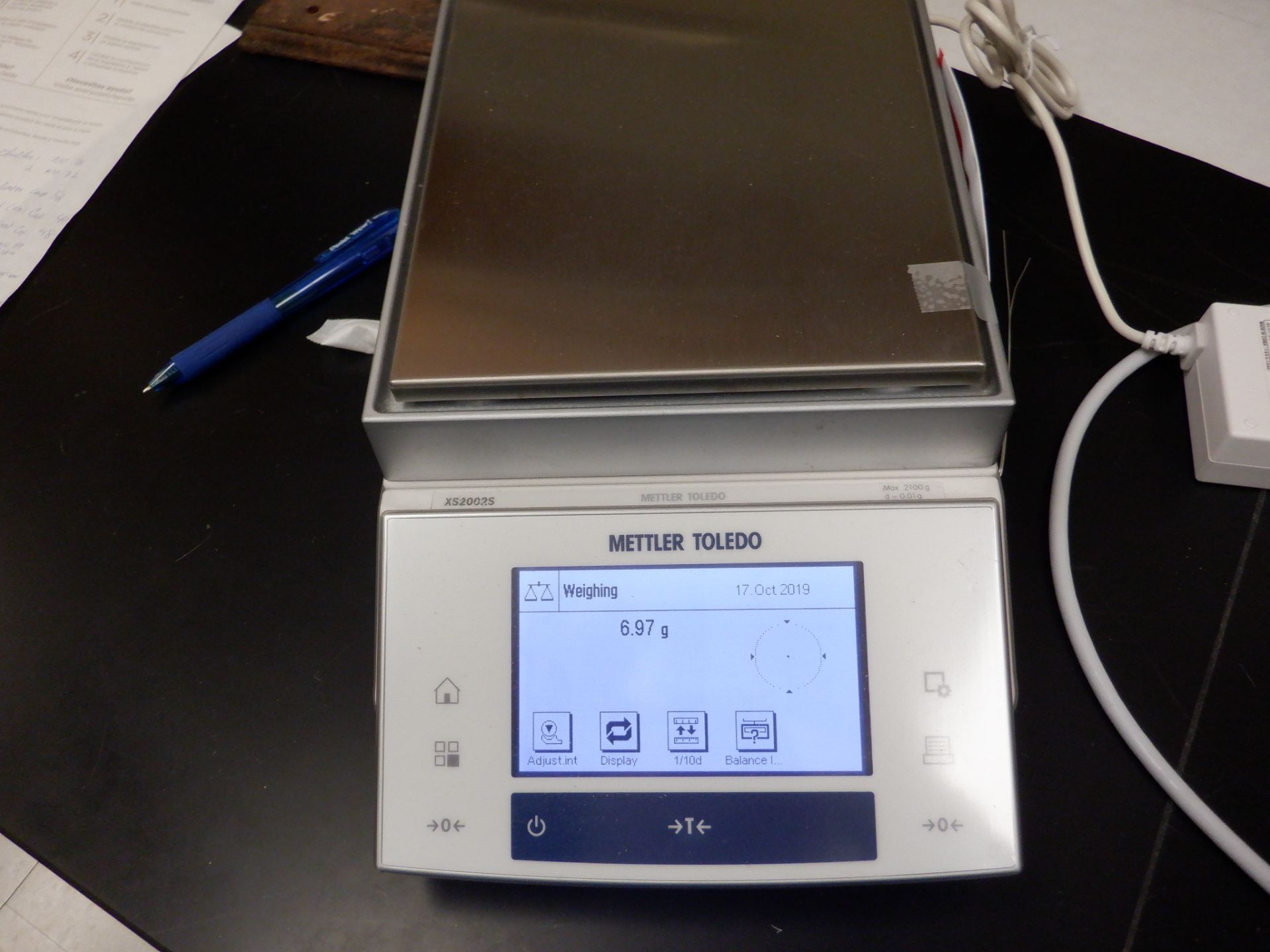 Mettler Toledo Lab Scale, Model XS2002S. Max 2100g d=0.01g,