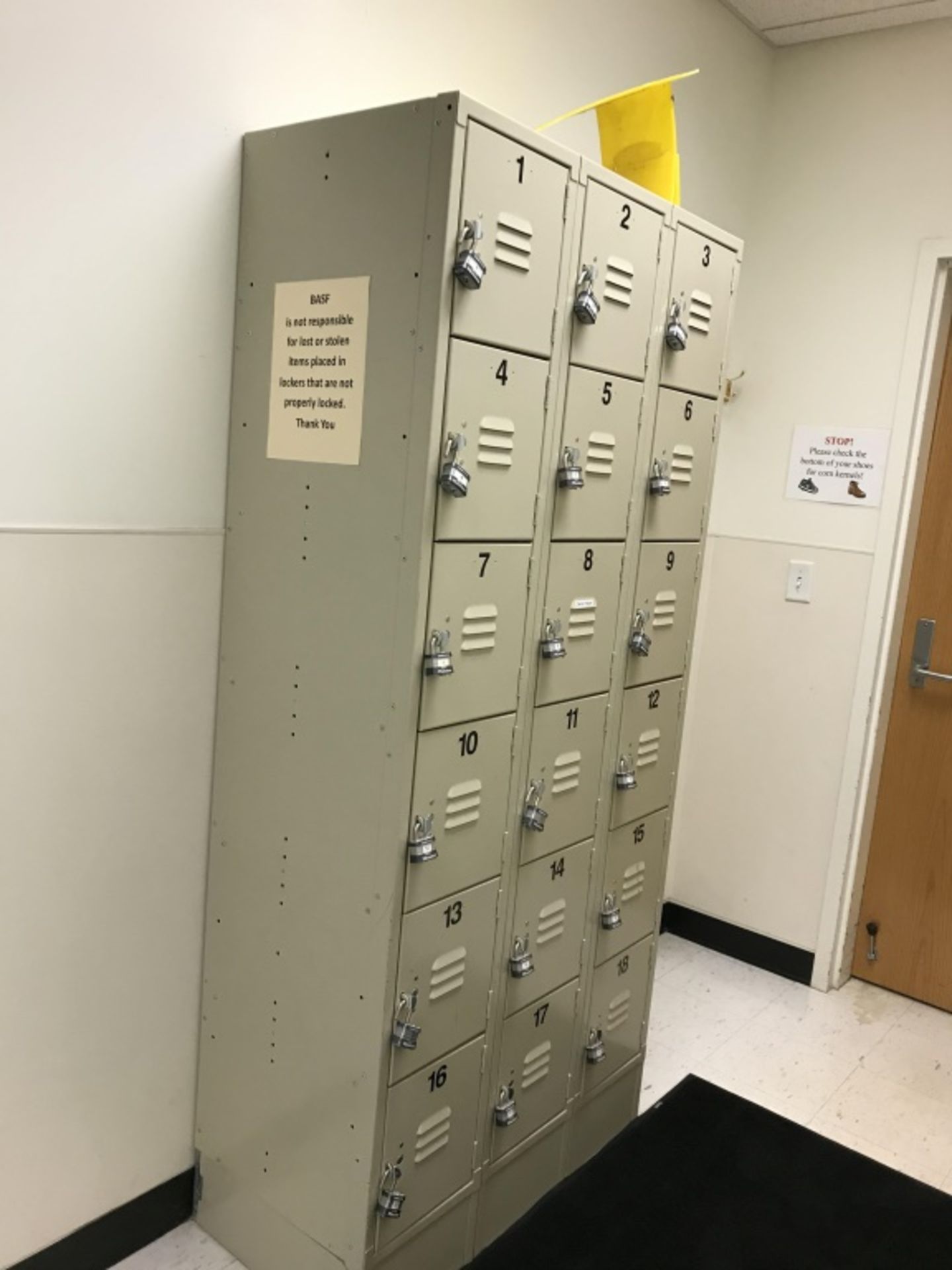 Metal Box Lockers - six tier metal box lockers