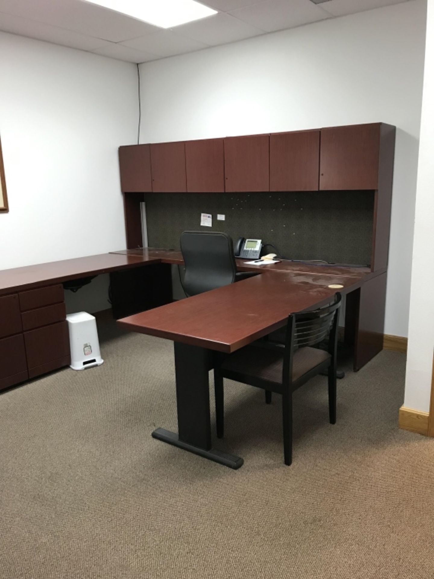 Cherry Executive Office Furniture Lot - Image 2 of 5