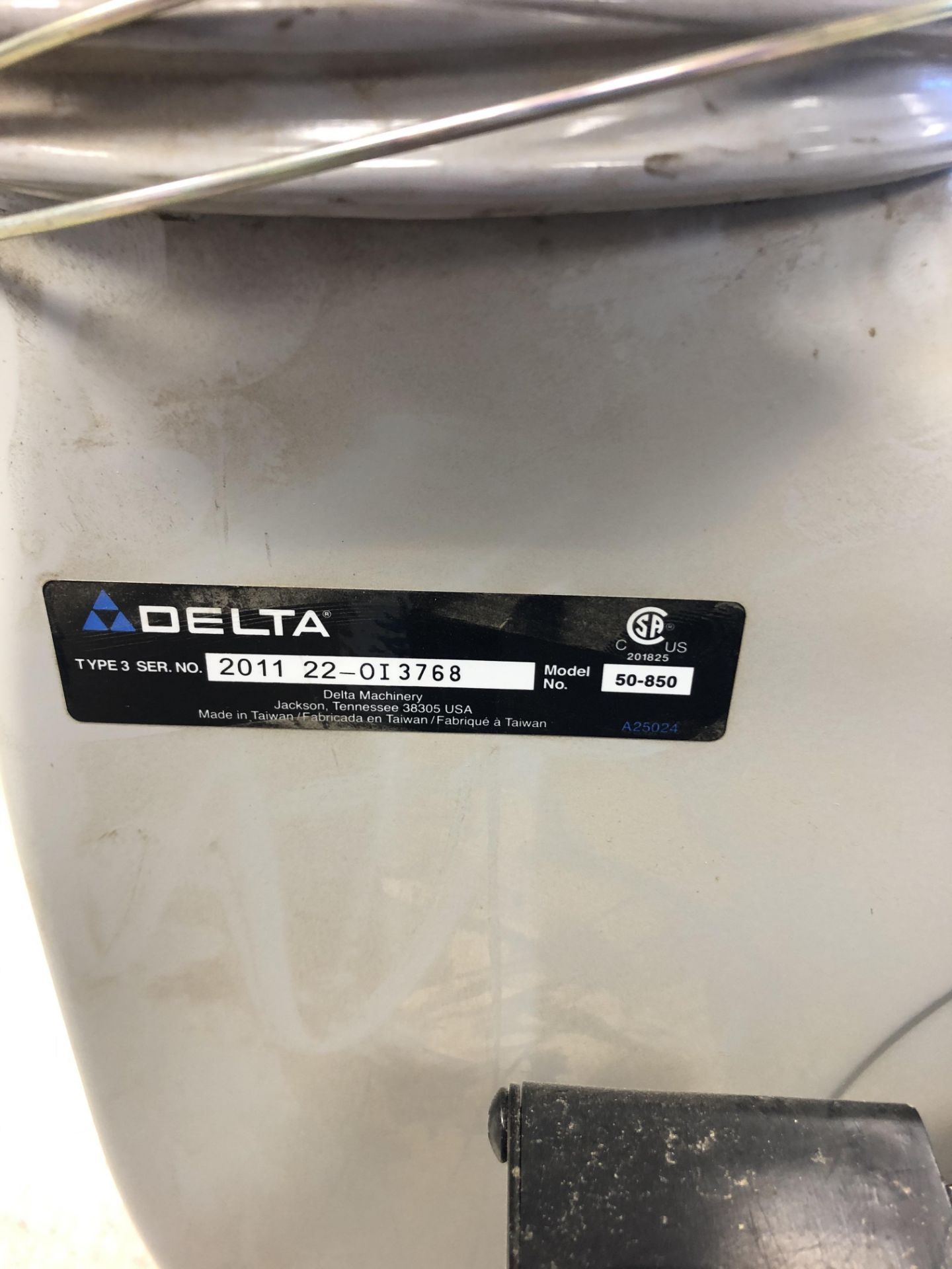 Delta 1-1/2 HP Single Stage Dust Collector - Portable. - Image 3 of 5