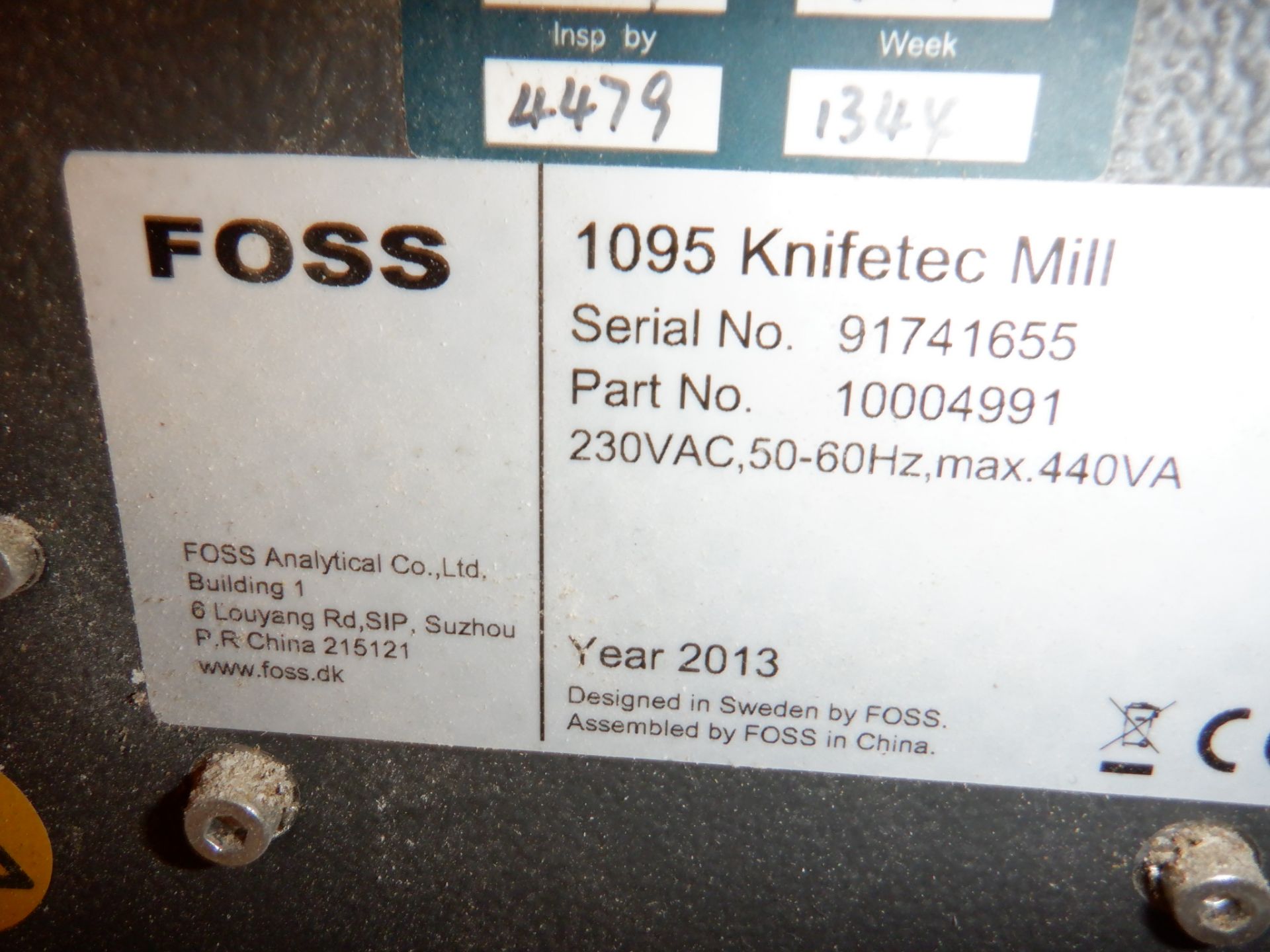 Foss Knifetec 1095 Sample Preparation Mill - Grinder - Image 3 of 3