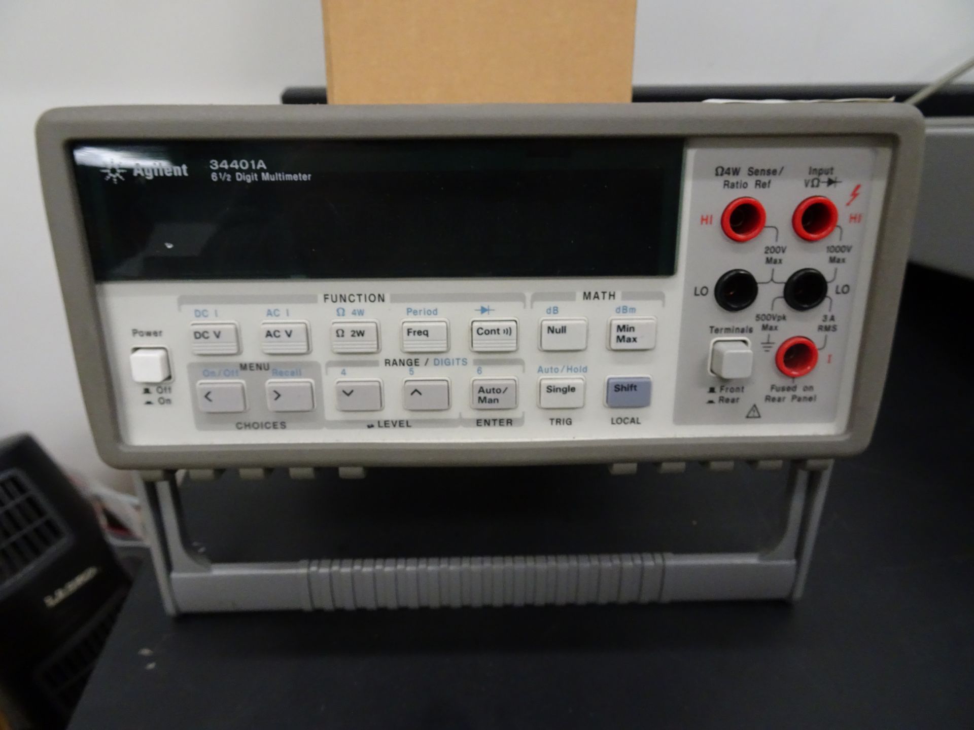 Agilent Model 34401A 6 1/2 Digit Digital Multimeter, sn MY45010549, With Associated Leads - Image 5 of 8