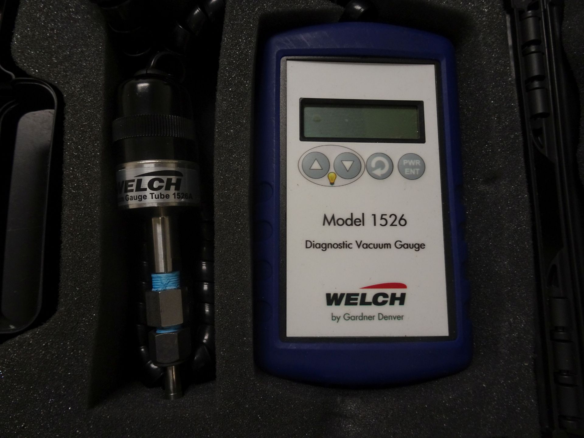 Welch Model 1526 Diagnostic Handheld Vacuum Gauge With 1526A Vacuum Gauge Tube