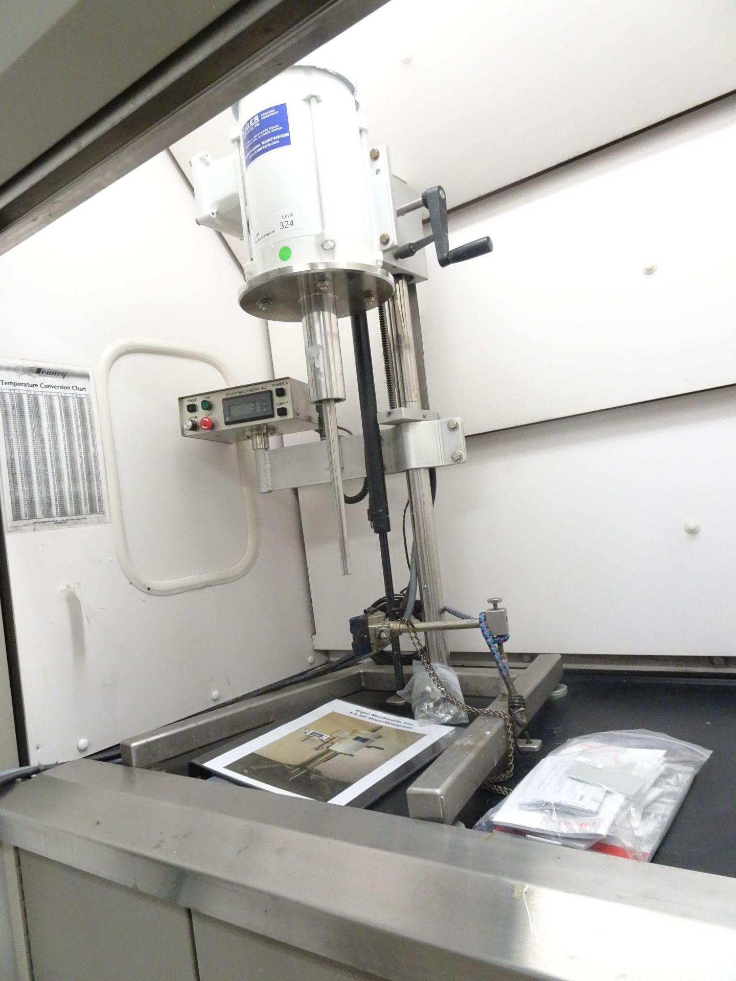 Eiger Laboratory High Speed DIsperser / Mixer New in 2009 - Image 2 of 12