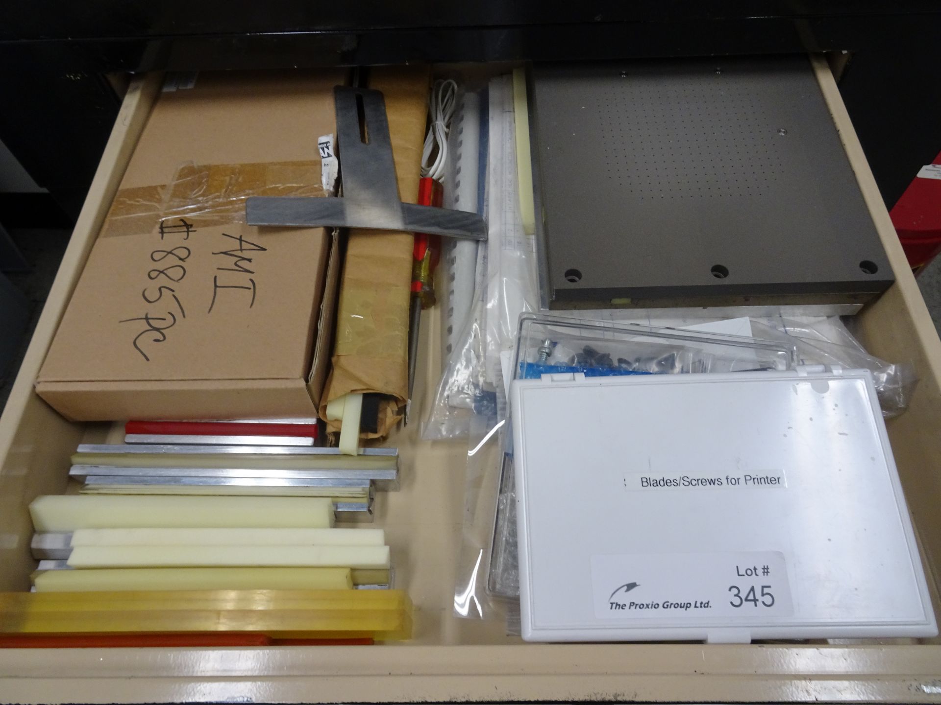 AMI Model MSP-885PC Screen printer, Max Screen Size 12" x 12", Max Print & Substrate Area 8" x 8" - Image 13 of 13
