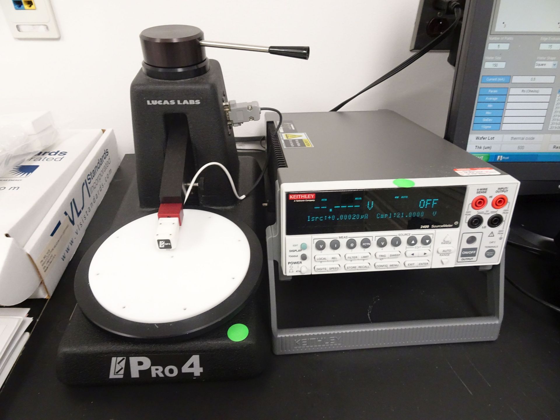 Signatone iPro4 150mm 4-Point Sheet Restivity Probe for Use With Wafers, Thin Films, and Solar Cells - Image 6 of 15