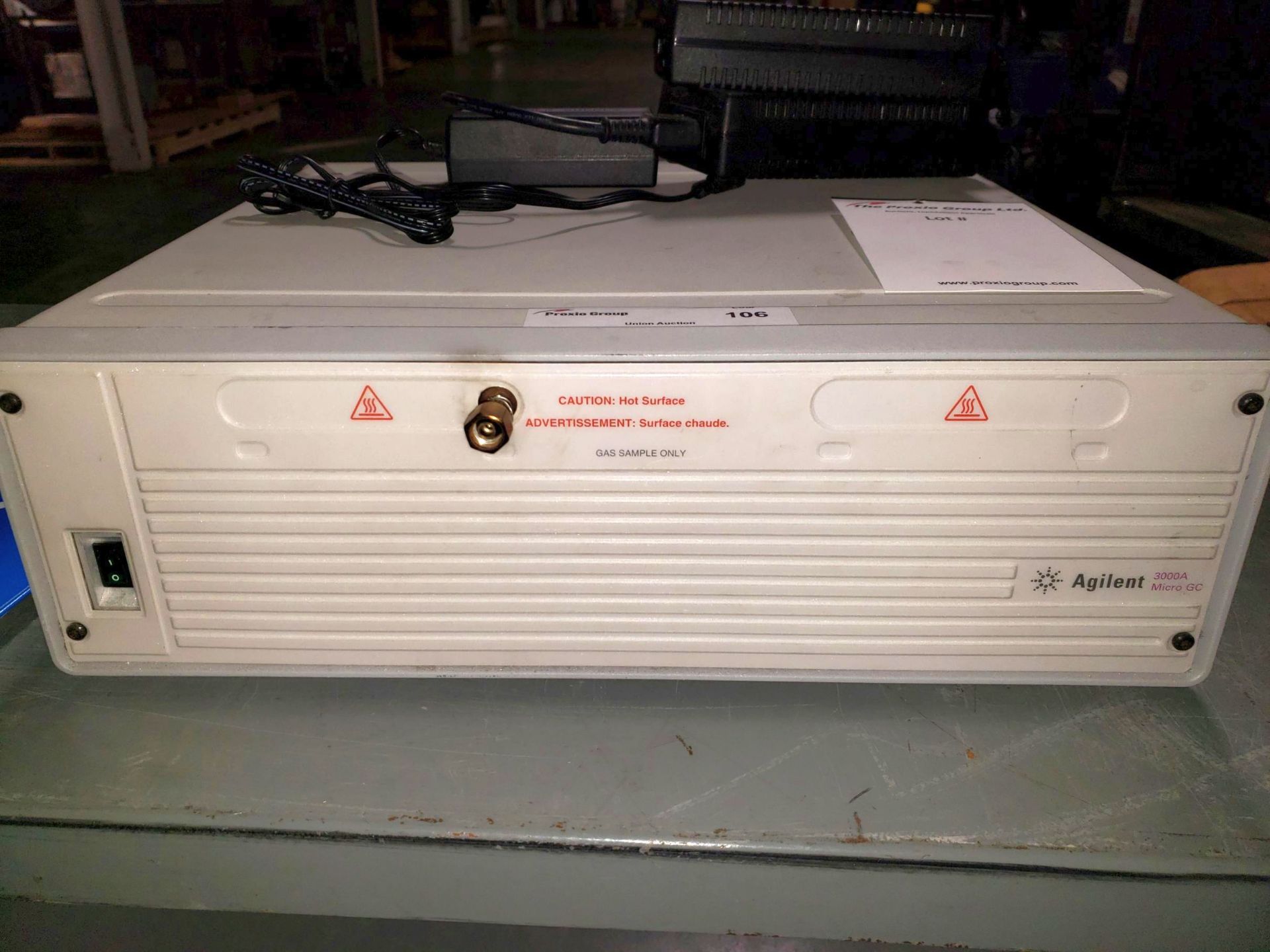 Agilent Micro Gas Chromatograph , model 3000A, with power cord, manuals and software - Image 2 of 9