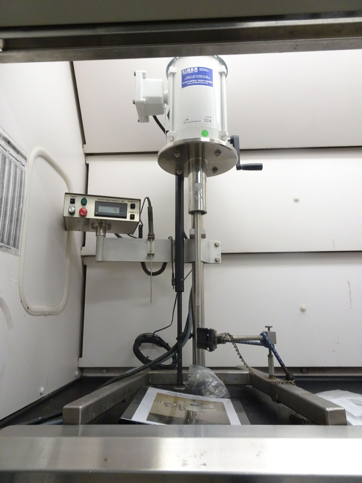 Eiger Laboratory High Speed DIsperser / Mixer New in 2009 - Image 3 of 12