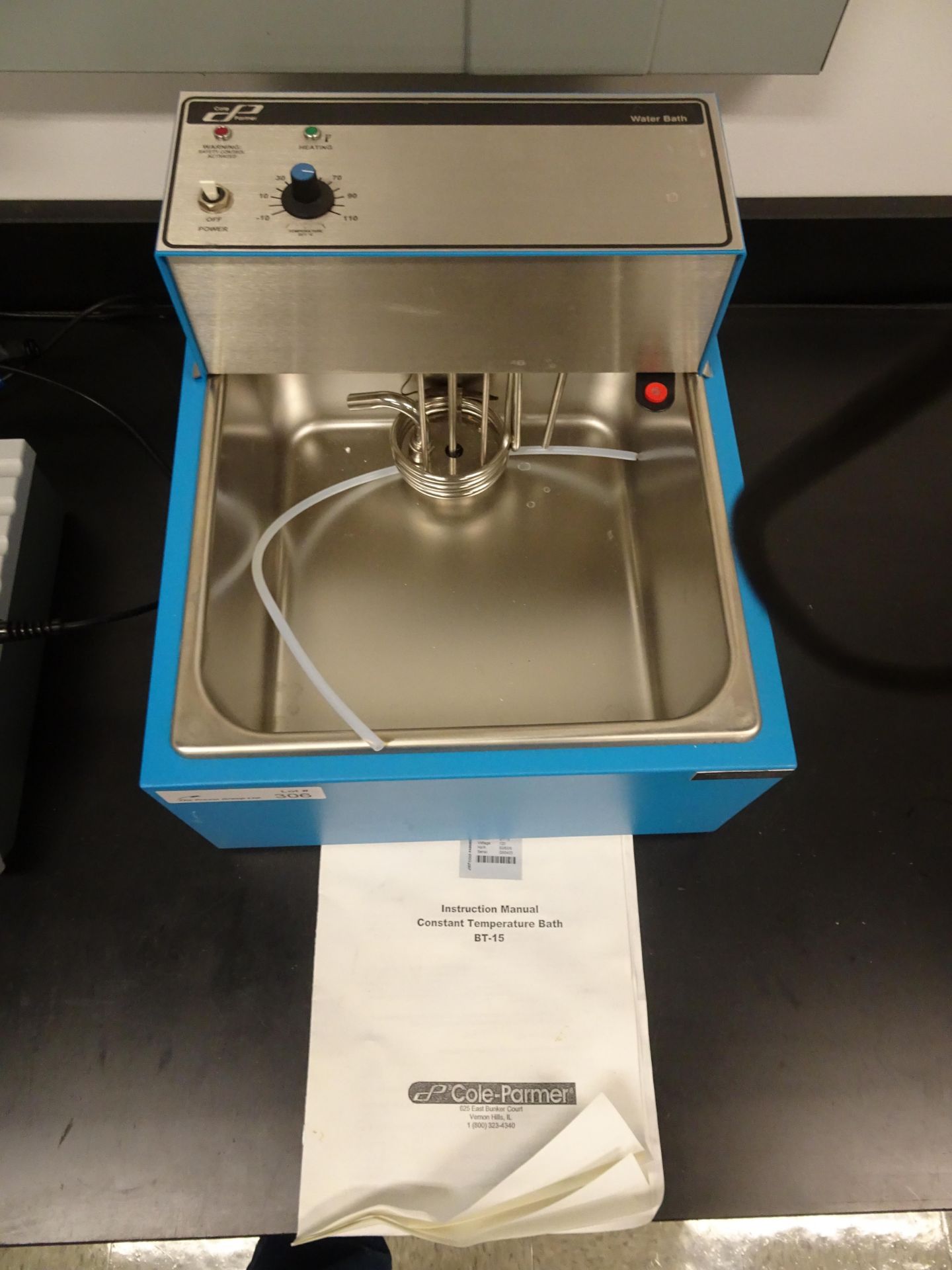 Cole Parmer Model BT-15 Constant Temperature Water Bath, sn G50403 - Image 6 of 7