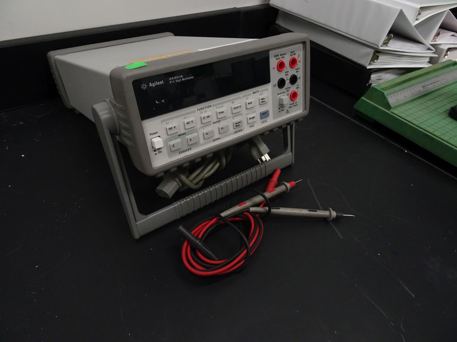 Agilent Model 34401A 6 1/2 Digit Digital Multimeter, sn MY45036117 With Associated Leads - Image 2 of 7