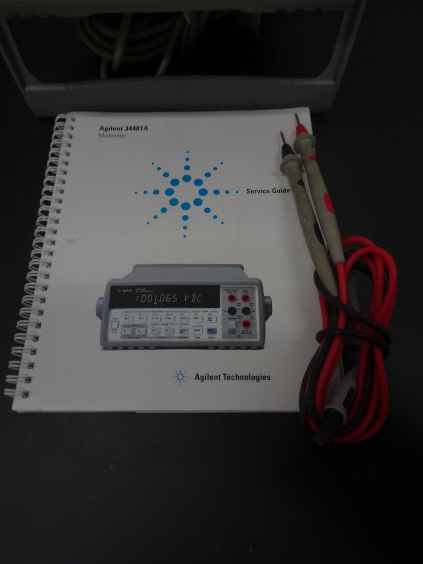 Agilent Model 34401A 6 1/2 Digit Digital Multimeter, sn MY47006580, With Manual and Associated - Image 4 of 5