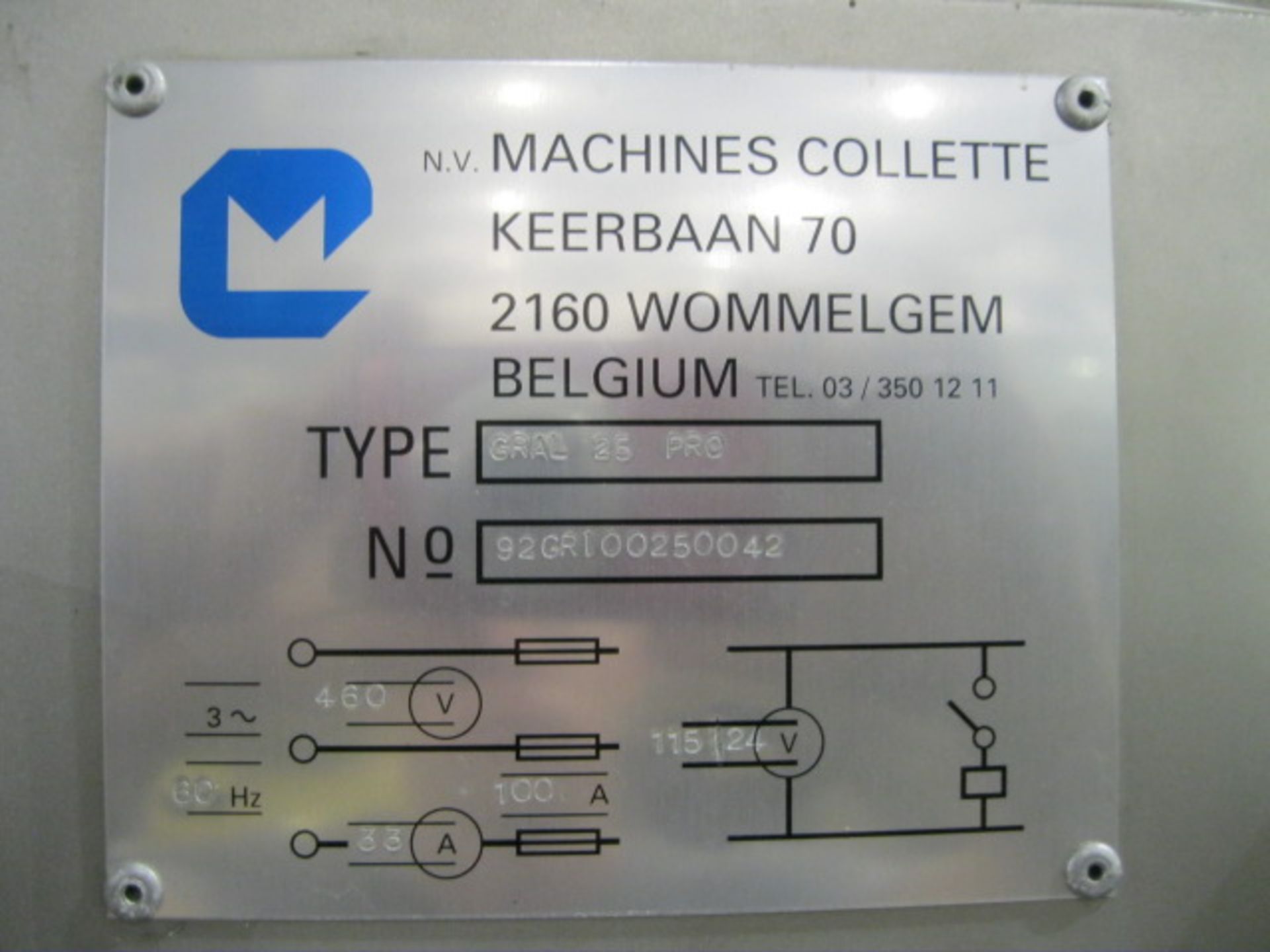 Collette shear granulating mixer, model GRAL 25 PRO, 25 liter capacity, stainless steel - Image 8 of 25