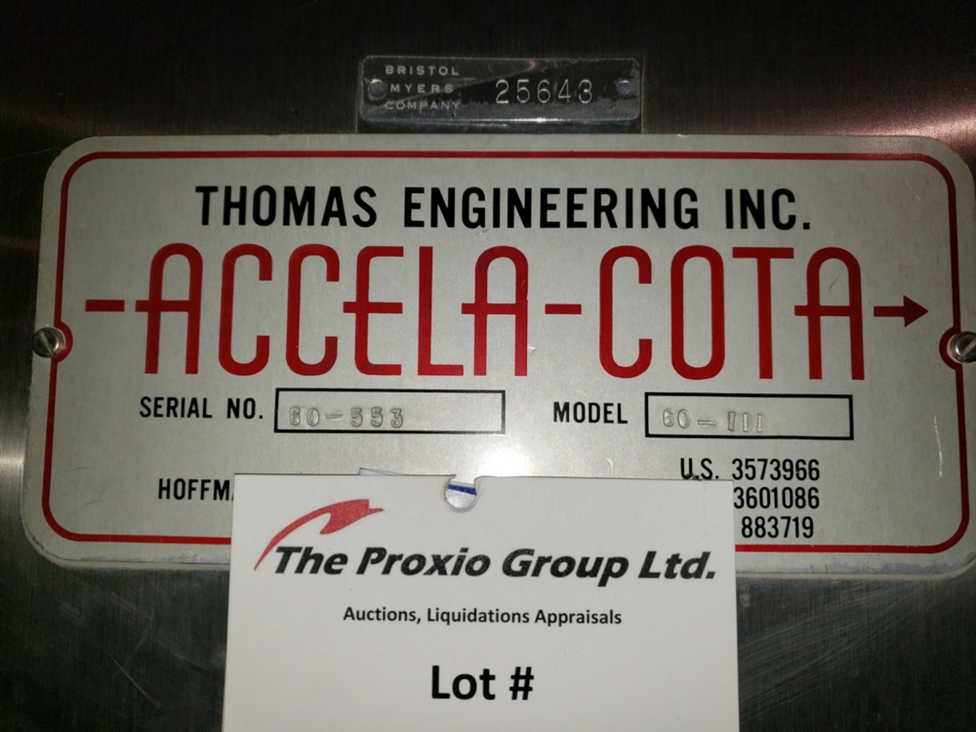 60" Thomas Eng. Accela-Cota Coating Pan Systems Model 60 III, all stainless steel construction, - Image 8 of 12