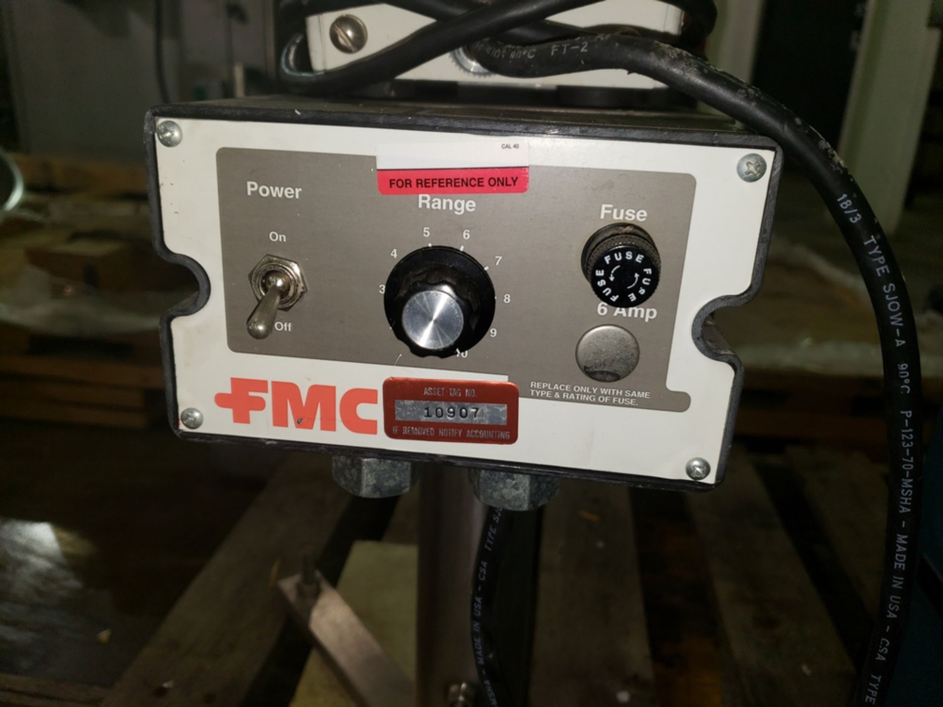 FMC Syntron magnetic feeder, model CSCR-1B-1, 115 volt, 50/60 hz, serial# P30596. - Image 5 of 6