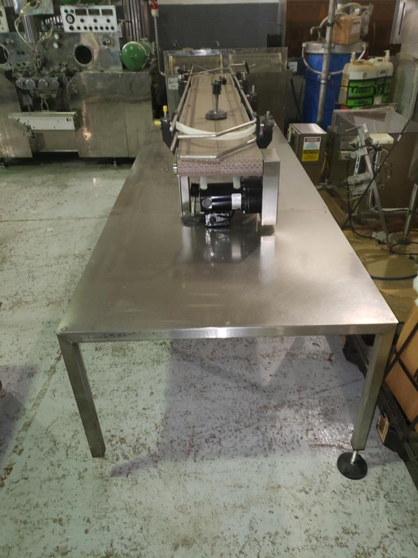 McKenzie Surge slat conveyor, 2x 6"W x 96"L, mounted on a s/s tabletop, 110 volts - Image 11 of 12