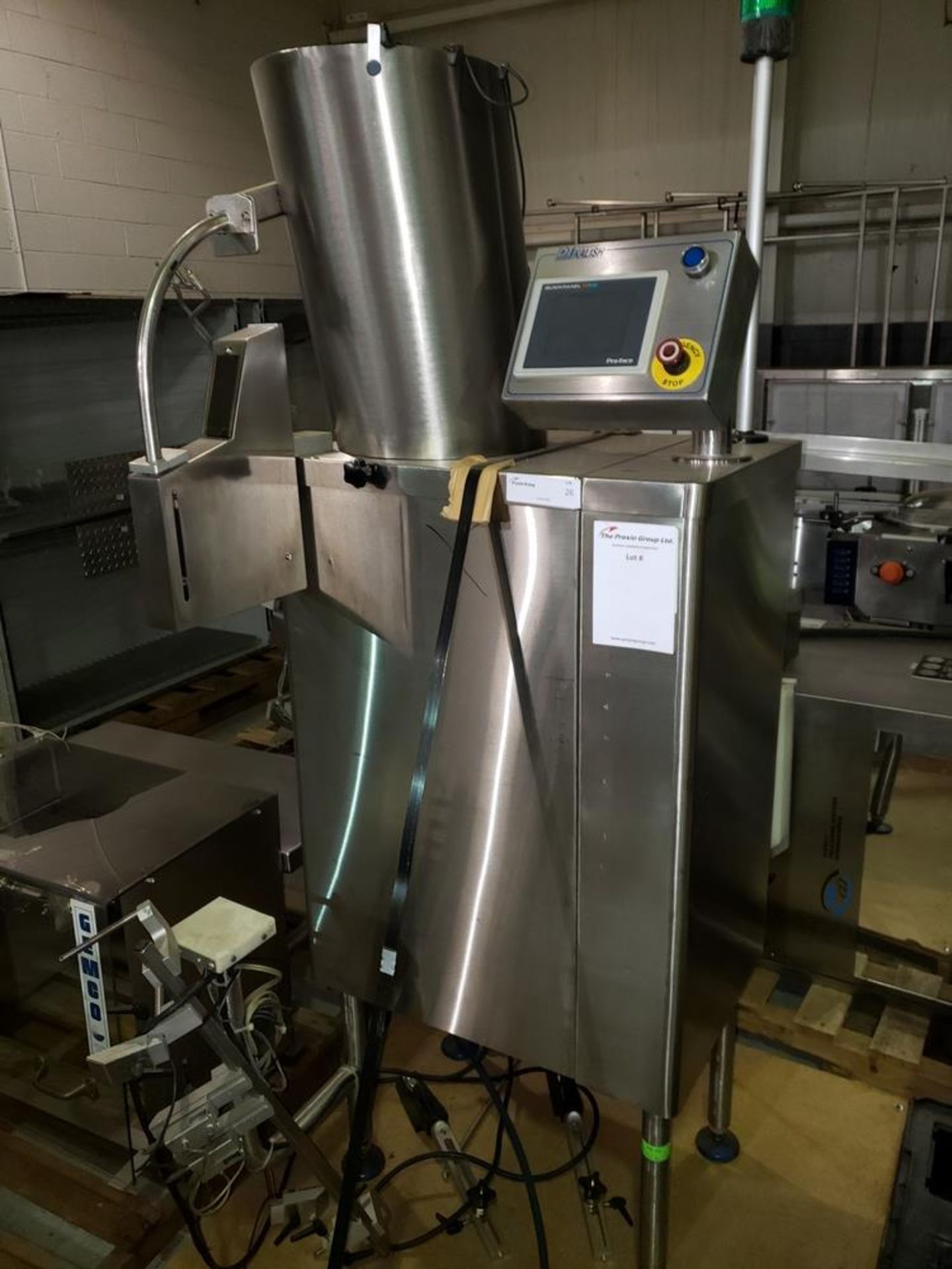 DT Kalish desiccant feeder, model 8331,designed for barrel canisters, with rotary bowl feeder and - Image 2 of 6