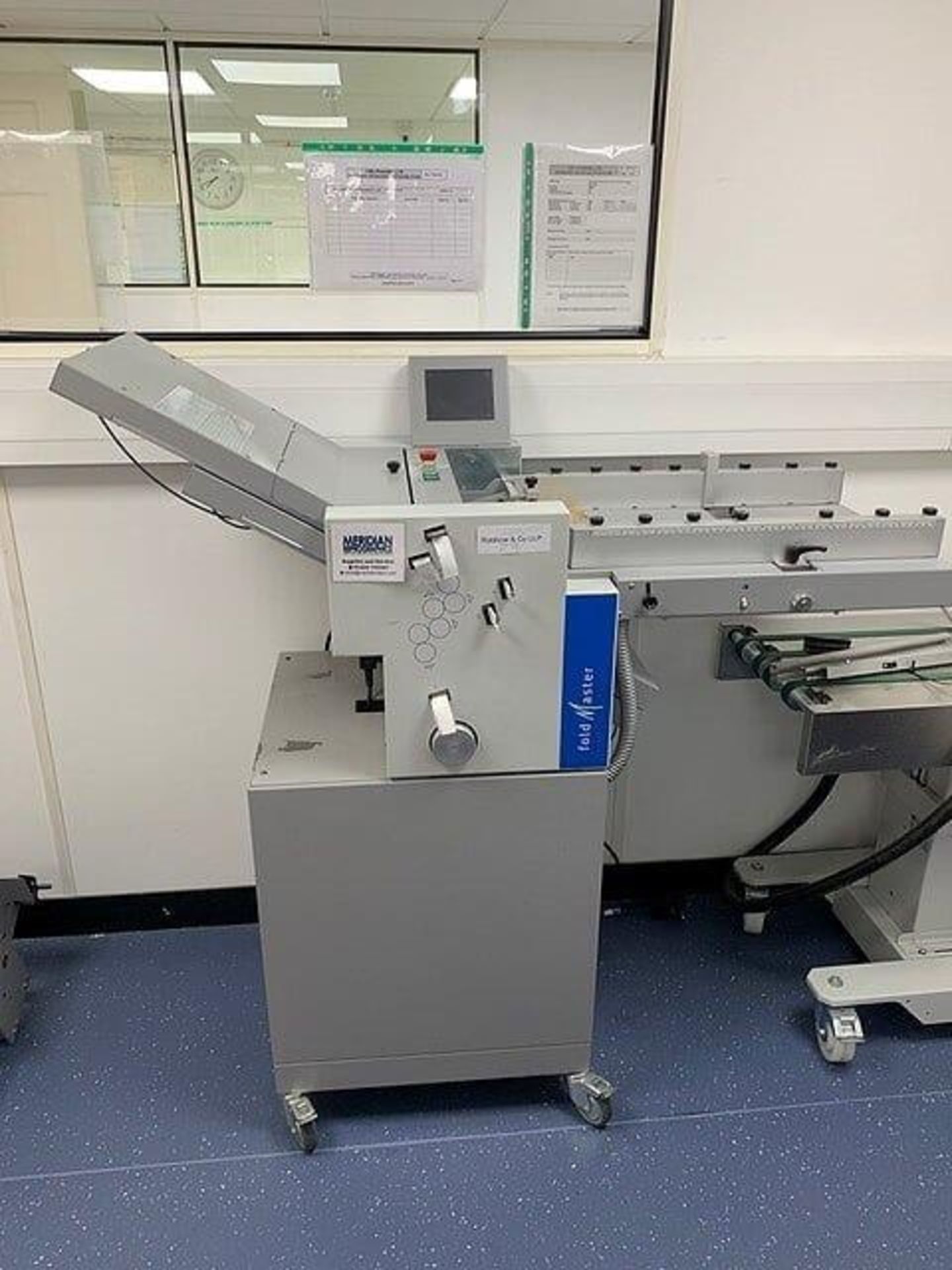 Multigraf Foldmaster 435 Folding Machine with Multigraf Sheet Feeder - Image 2 of 4