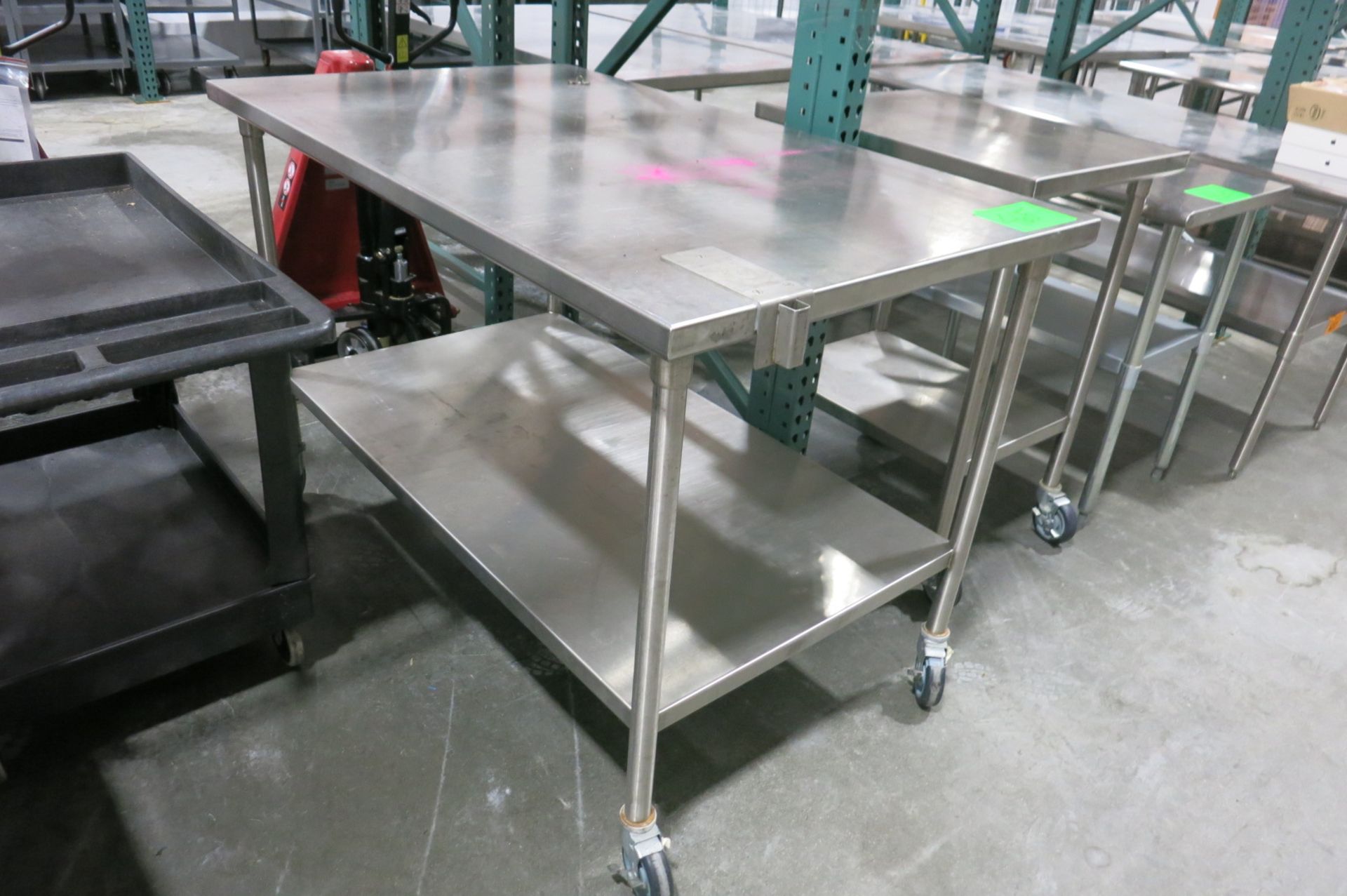Stainless Mobile Table