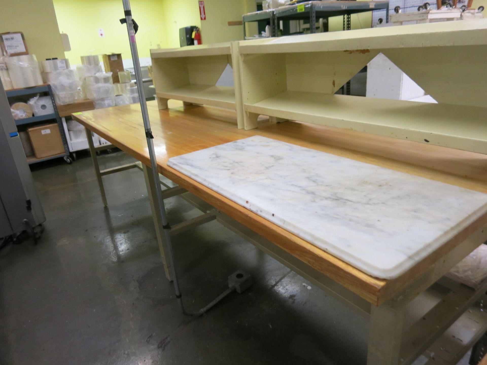 Butcher Block Table - Image 2 of 2