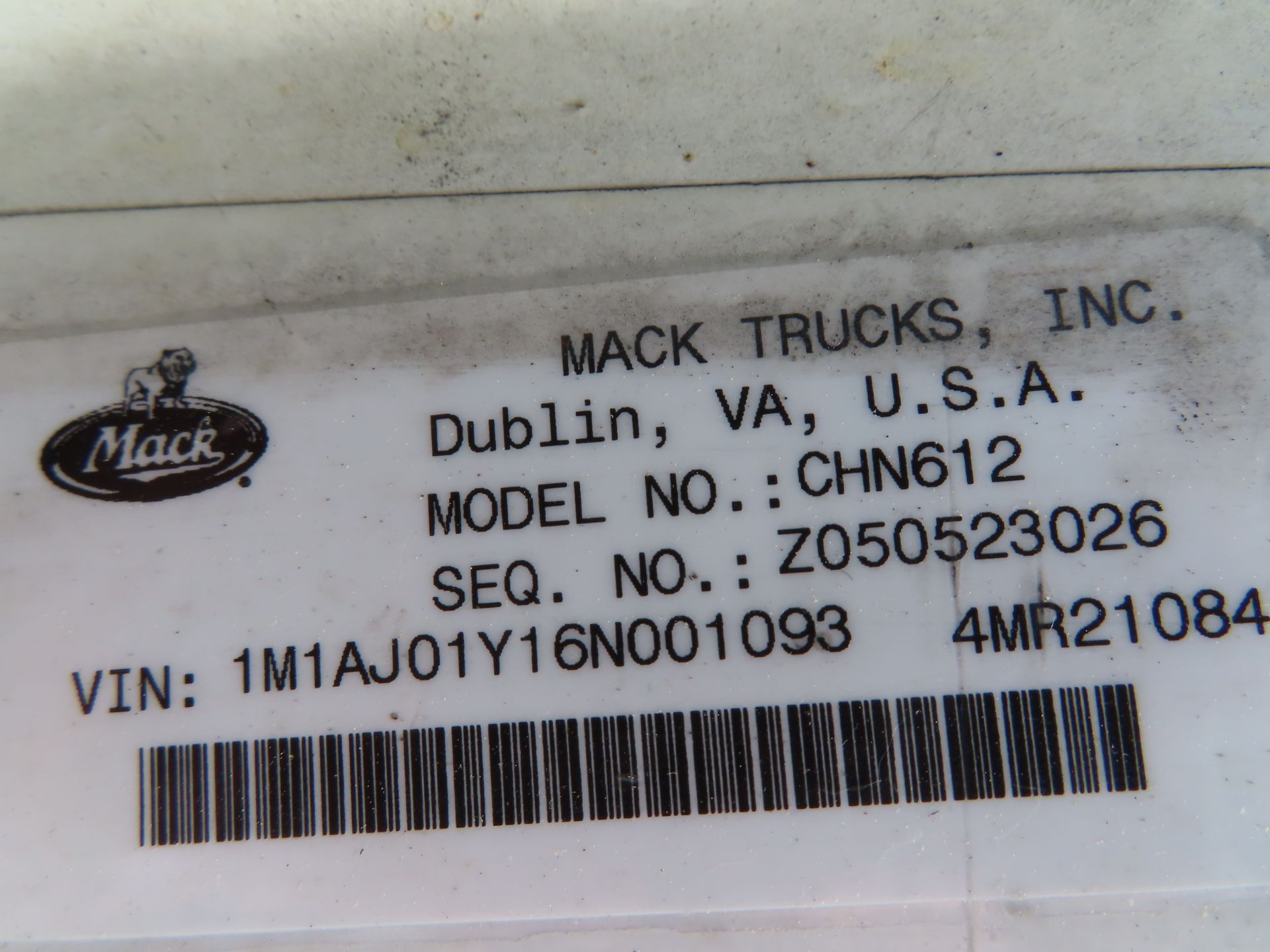 2006 Mack Truck tractor - Image 4 of 4