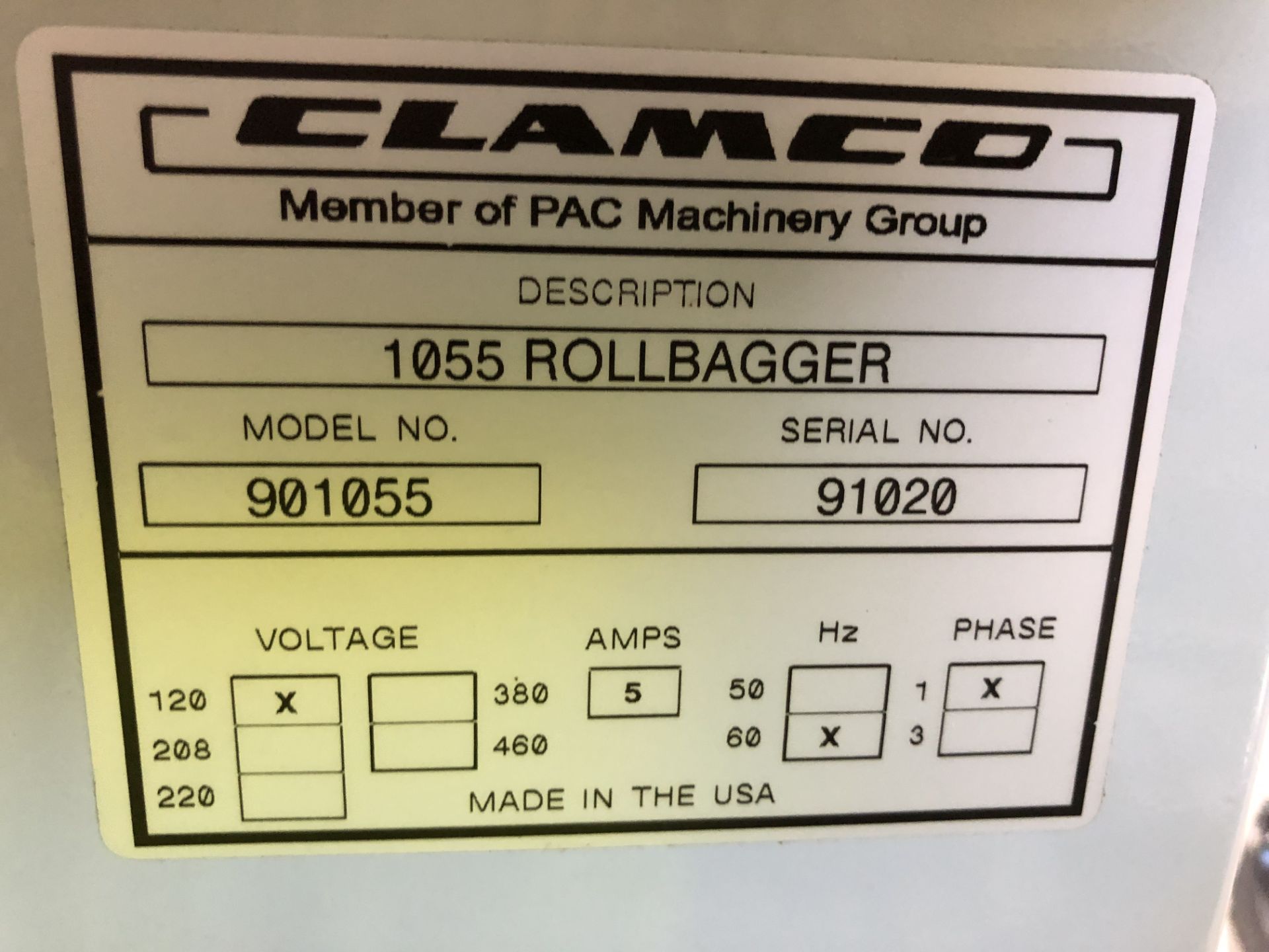 Roll Bagger - Image 3 of 3