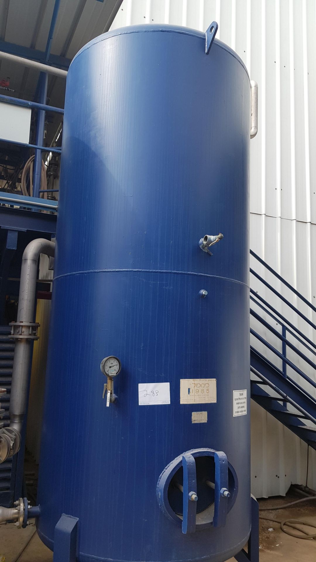 Air receiver carbon air pressure tank steel 5000 liters