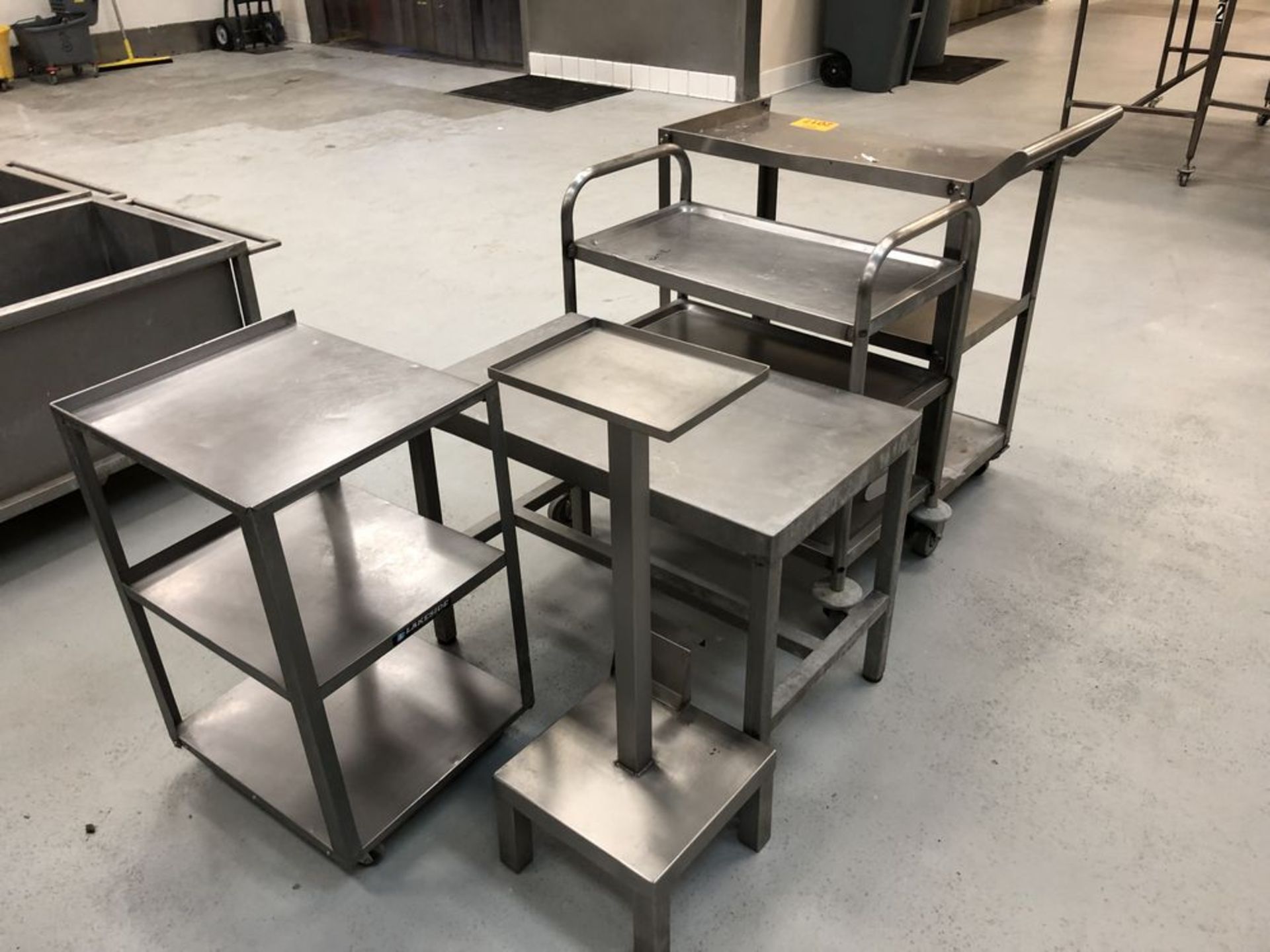 Stainless carts and tables