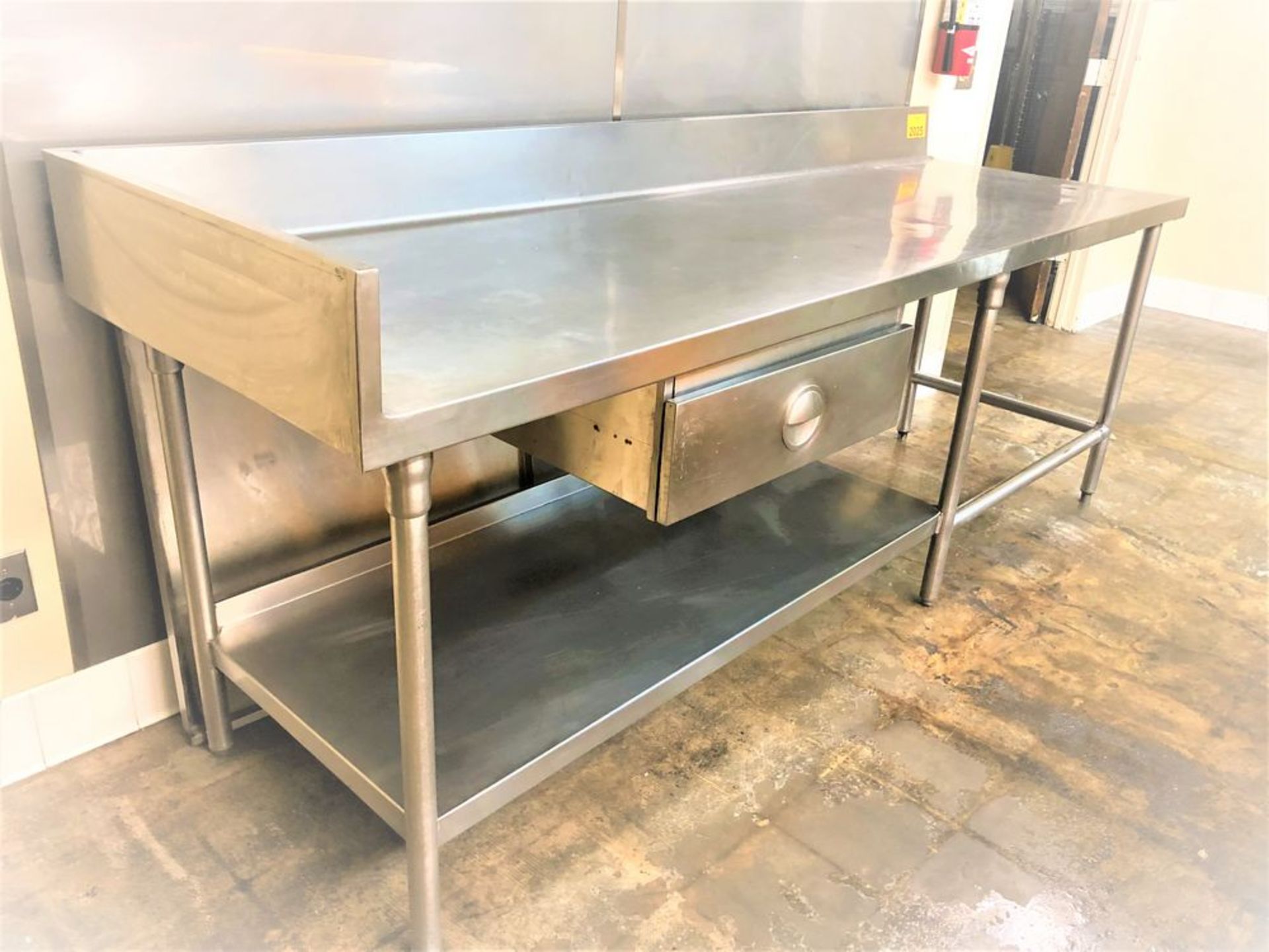 Stainless counter table - Image 2 of 2