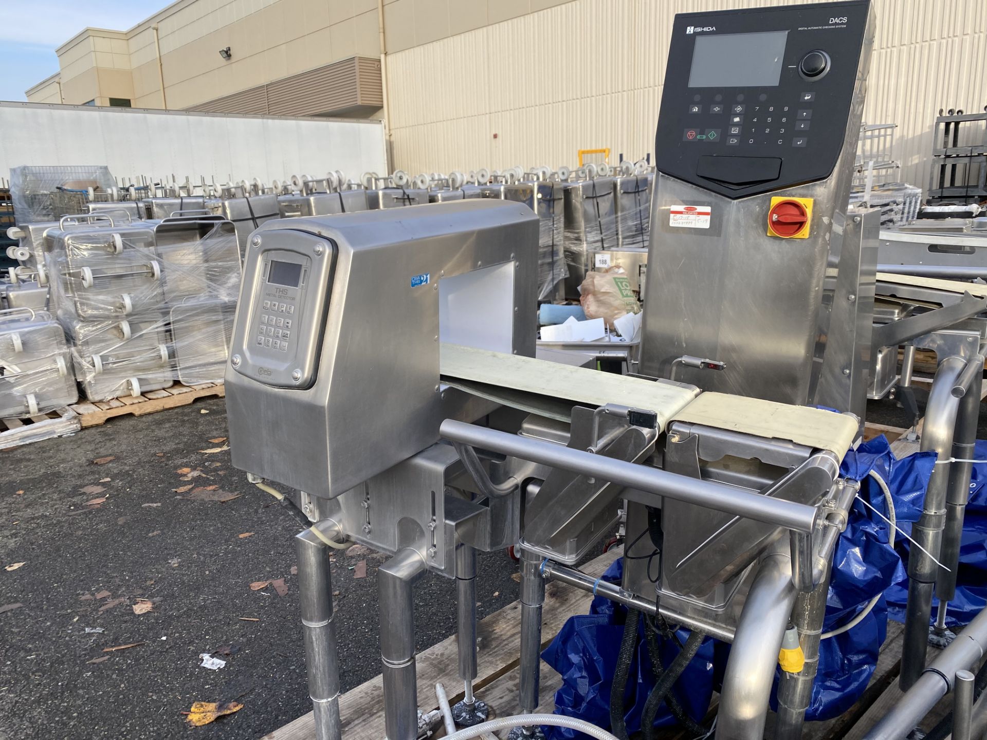 Metal detector/checkweigher