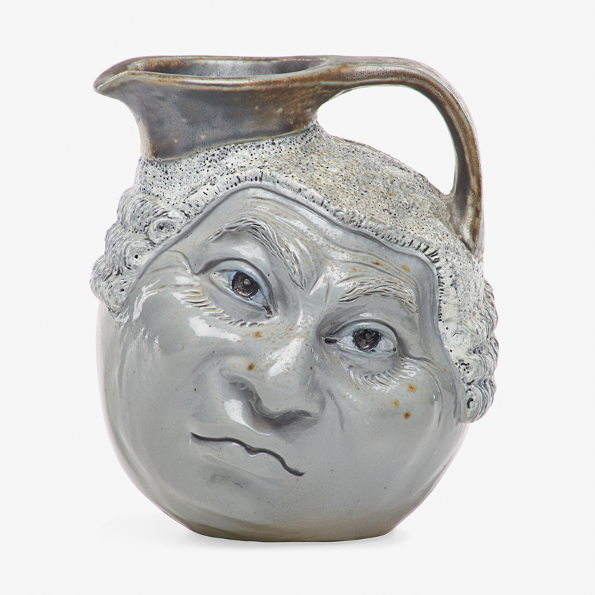 ROBERT W. MARTIN; MARTIN BROTHERS BARRISTER DOUBLE-SIDED FACE JUG - Image 3 of 5